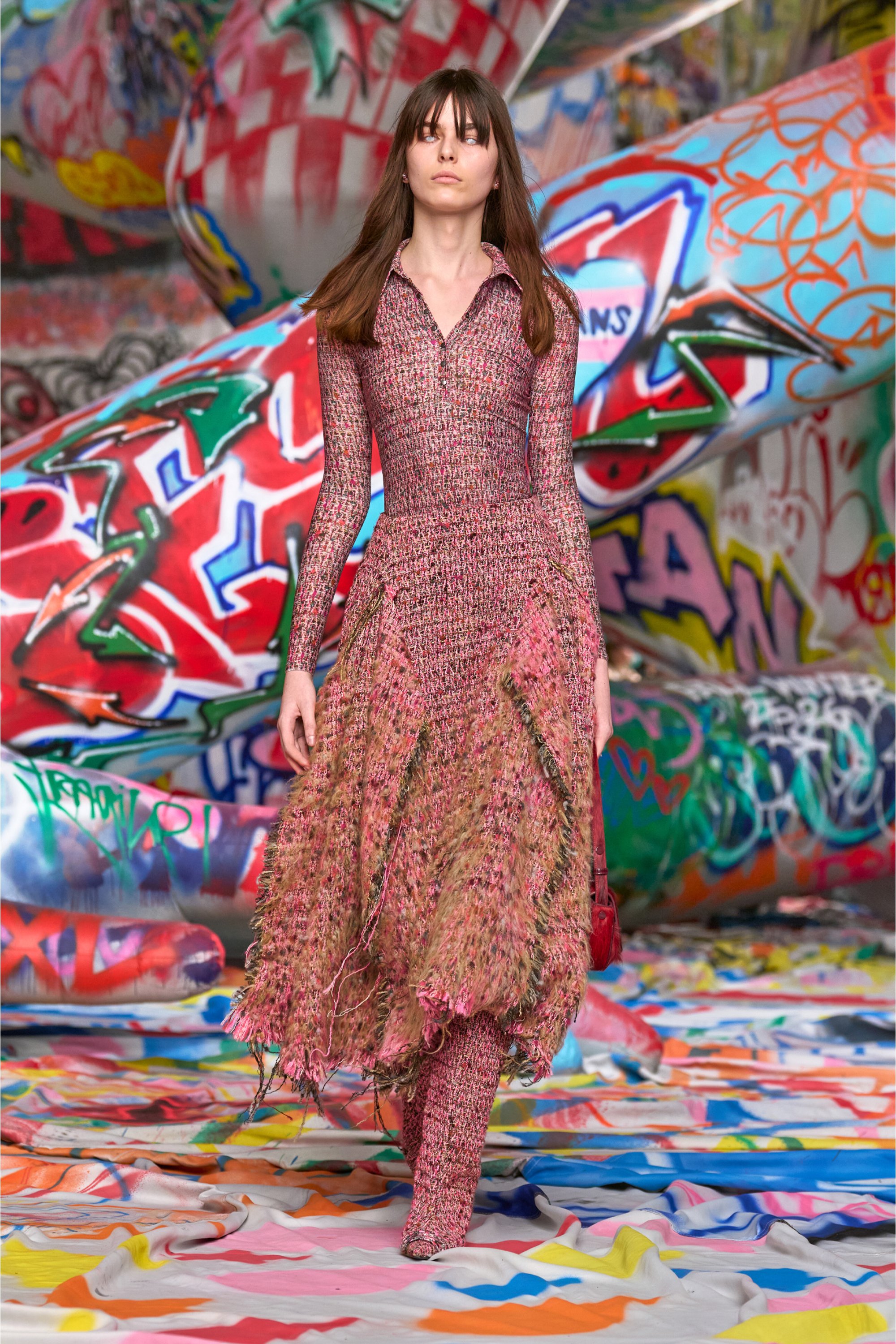 Diesel - PLAY CLUTCH, Pochette en cuir poilu coloré Femme in Rouge - 6