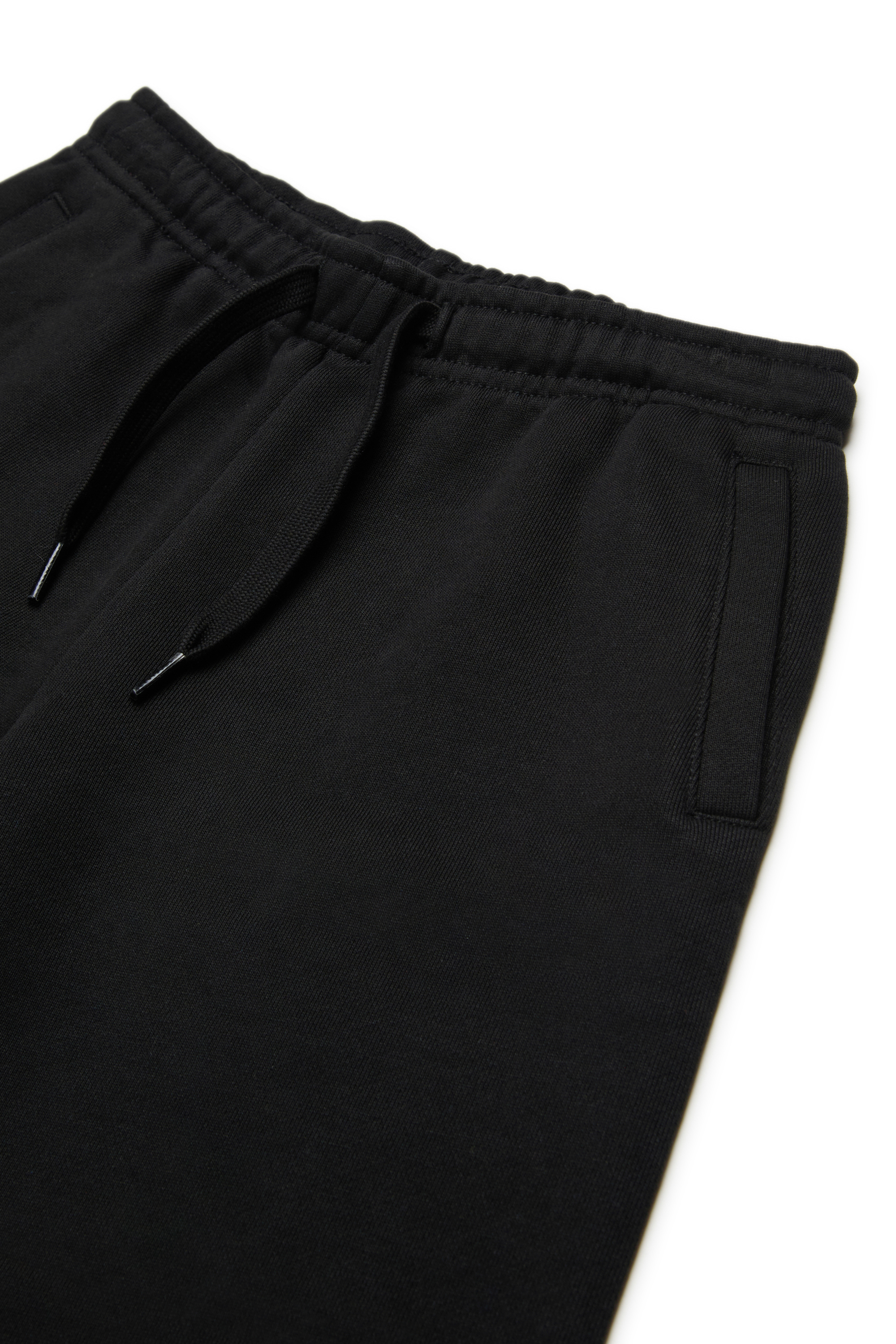 Diesel - PCIRCLE SHORT, Man's Cotton bermudas with maxi print in Black - 3