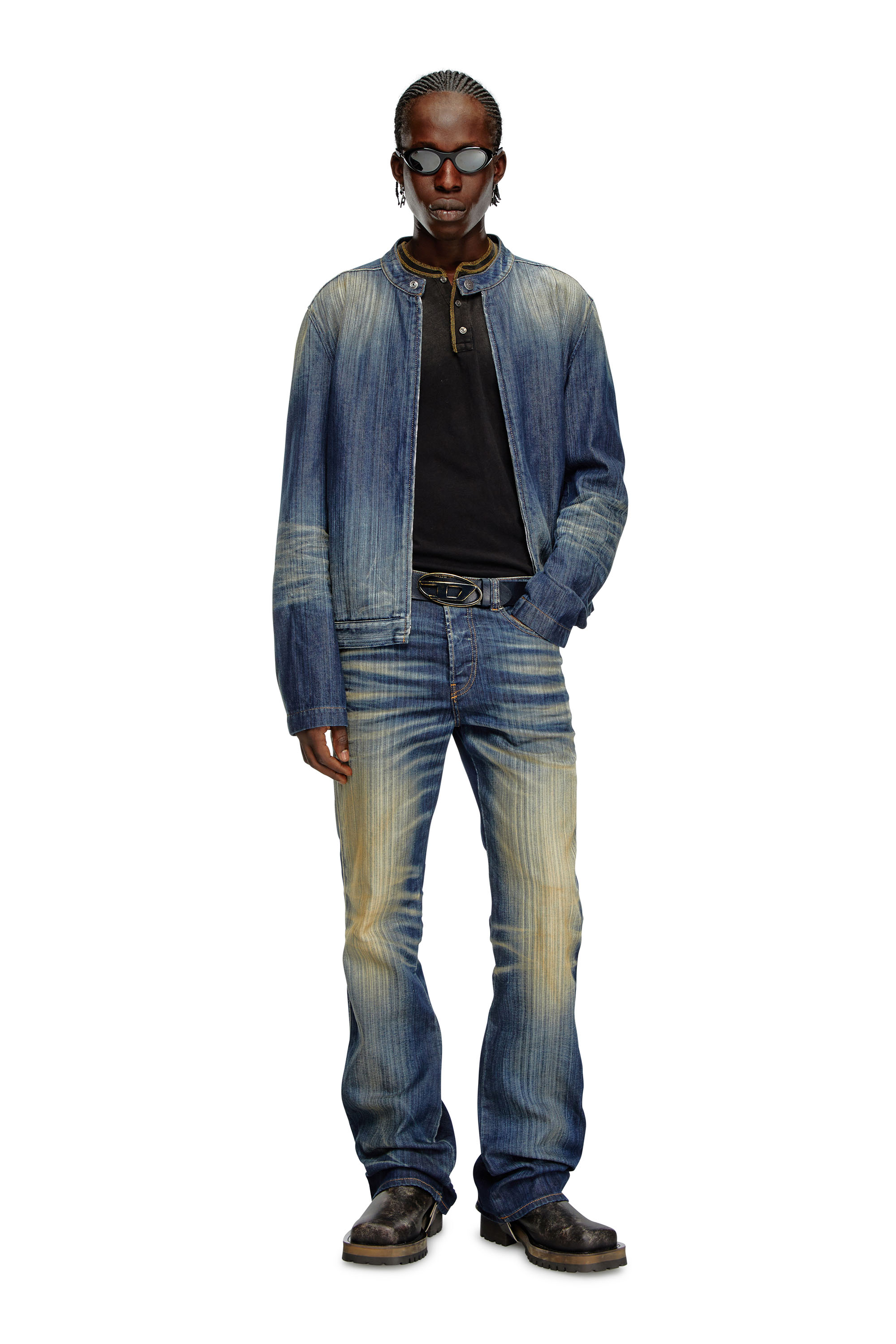 Diesel - Male's Bootcut Jeans 1998 D-Buck 09J46, Dark Blue - 2