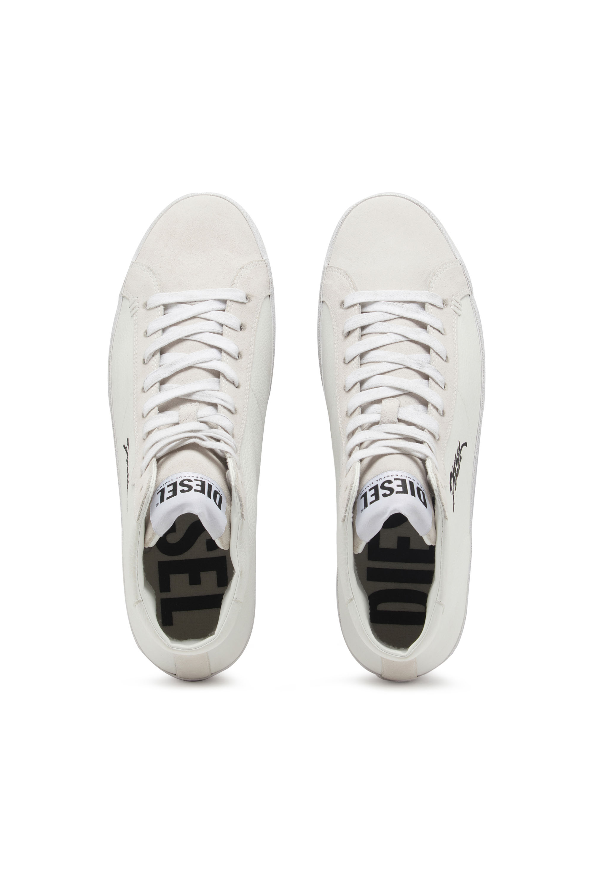 Men's S-Leroji Mid - High-top sneakers with embroidered logo