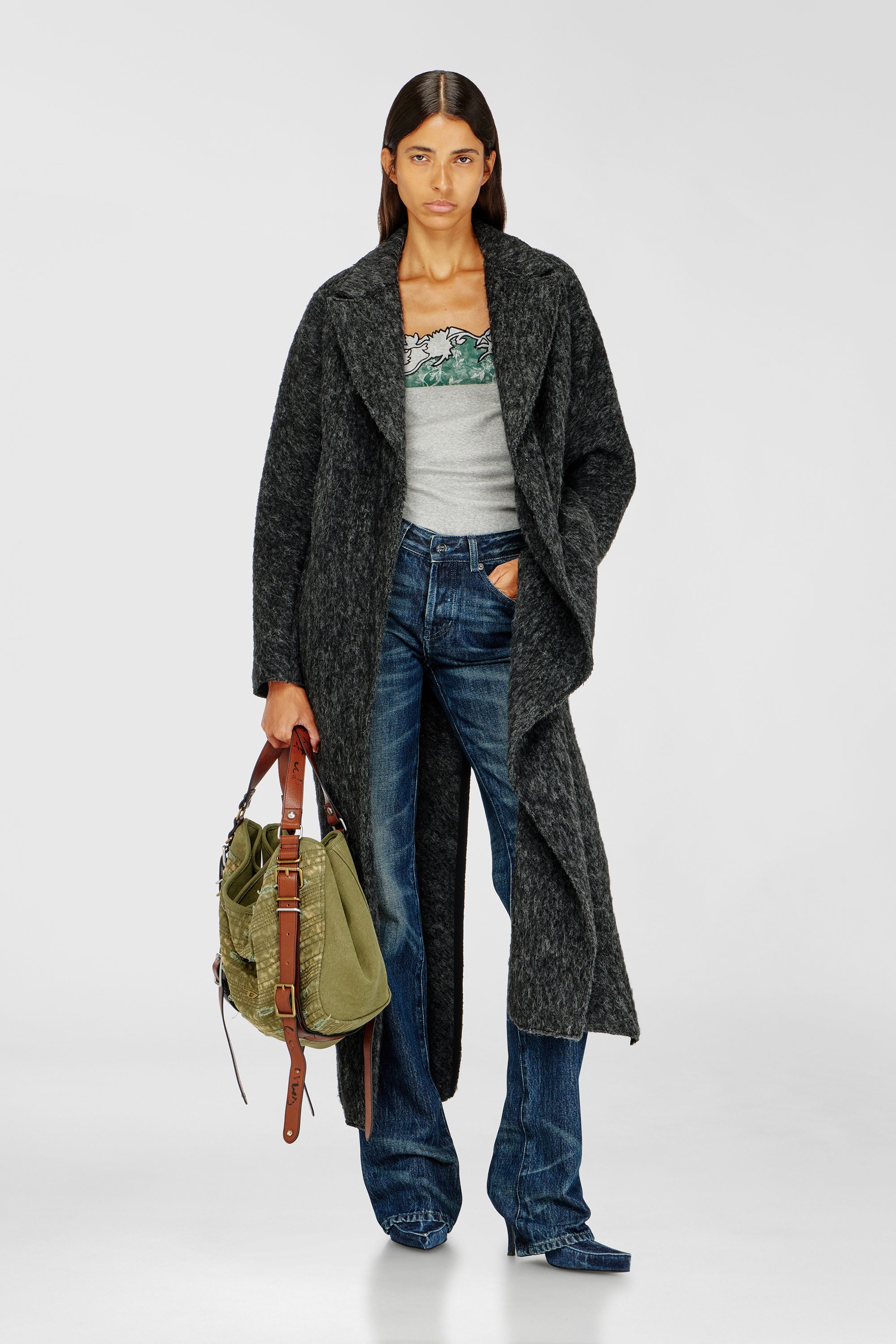 Diesel - D-LUCETTE-90-PUMP D, D-Lucette-Salones de denim Mujer in Azul marino - 2