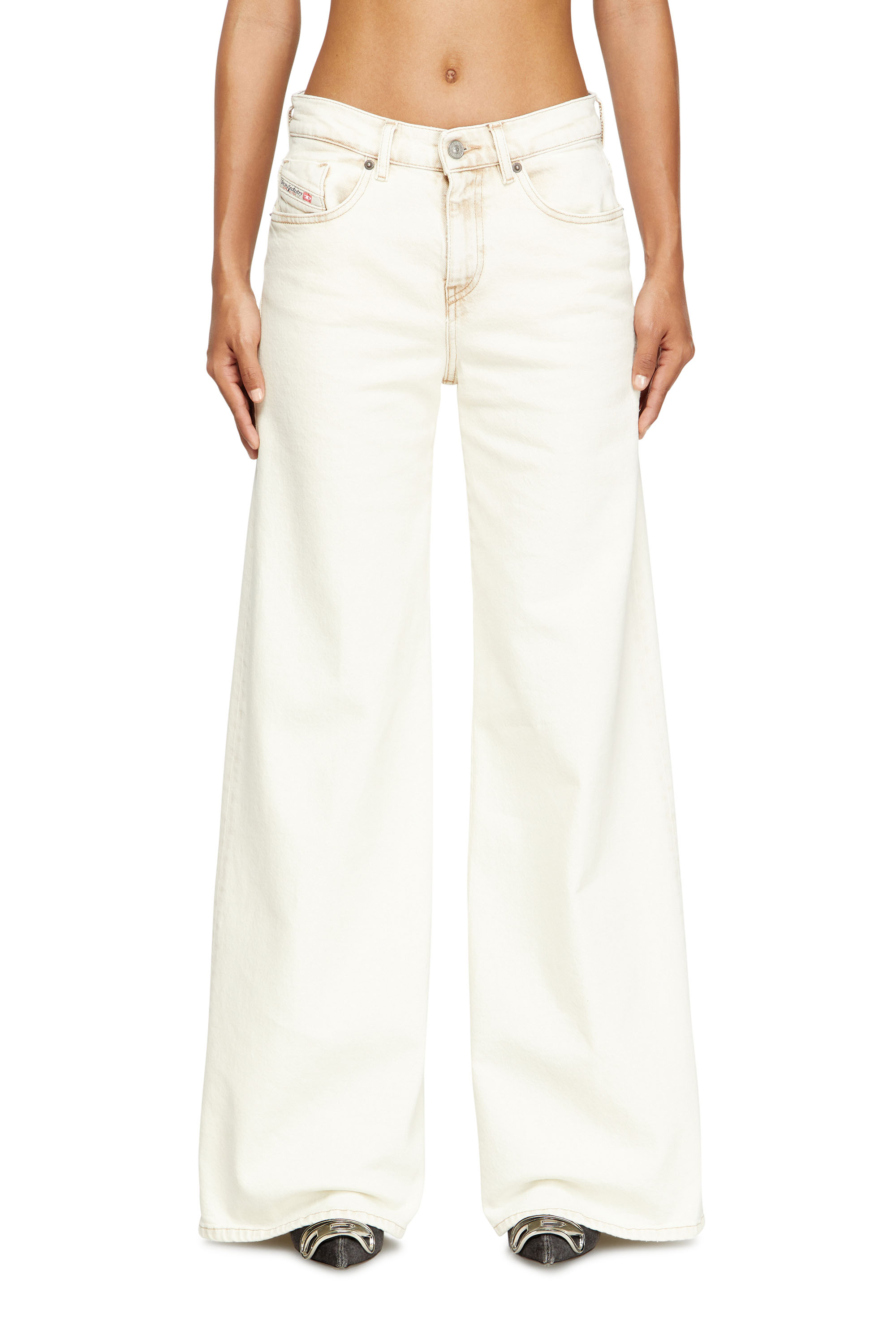 Diesel - Female's Flare Jeans 1978 D-Akemi 09M70, White - 2