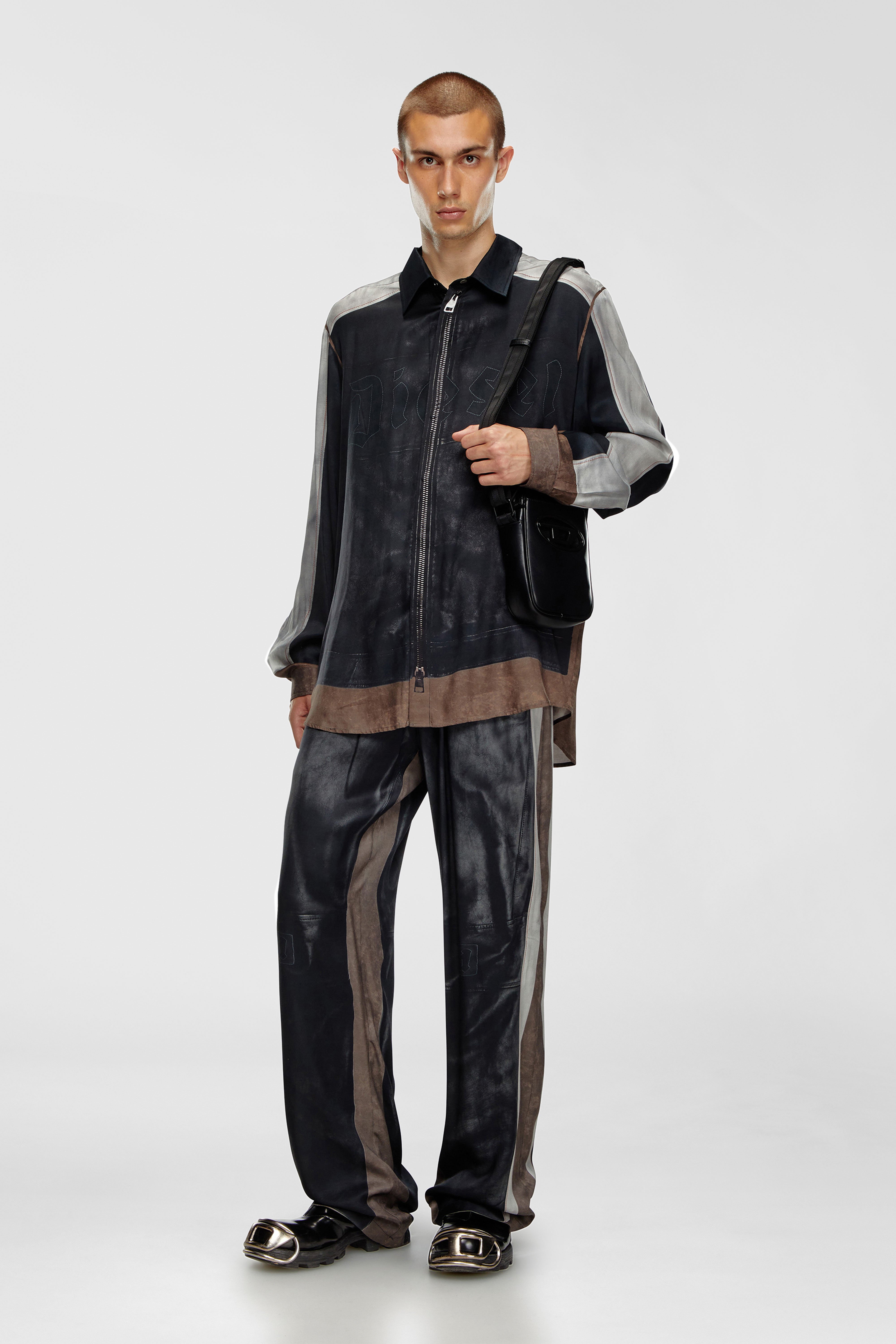 Diesel - HOLI-D CROSSBODY, Man's Holi-D-Crossbody bag in PU and neoprene in Black - 2