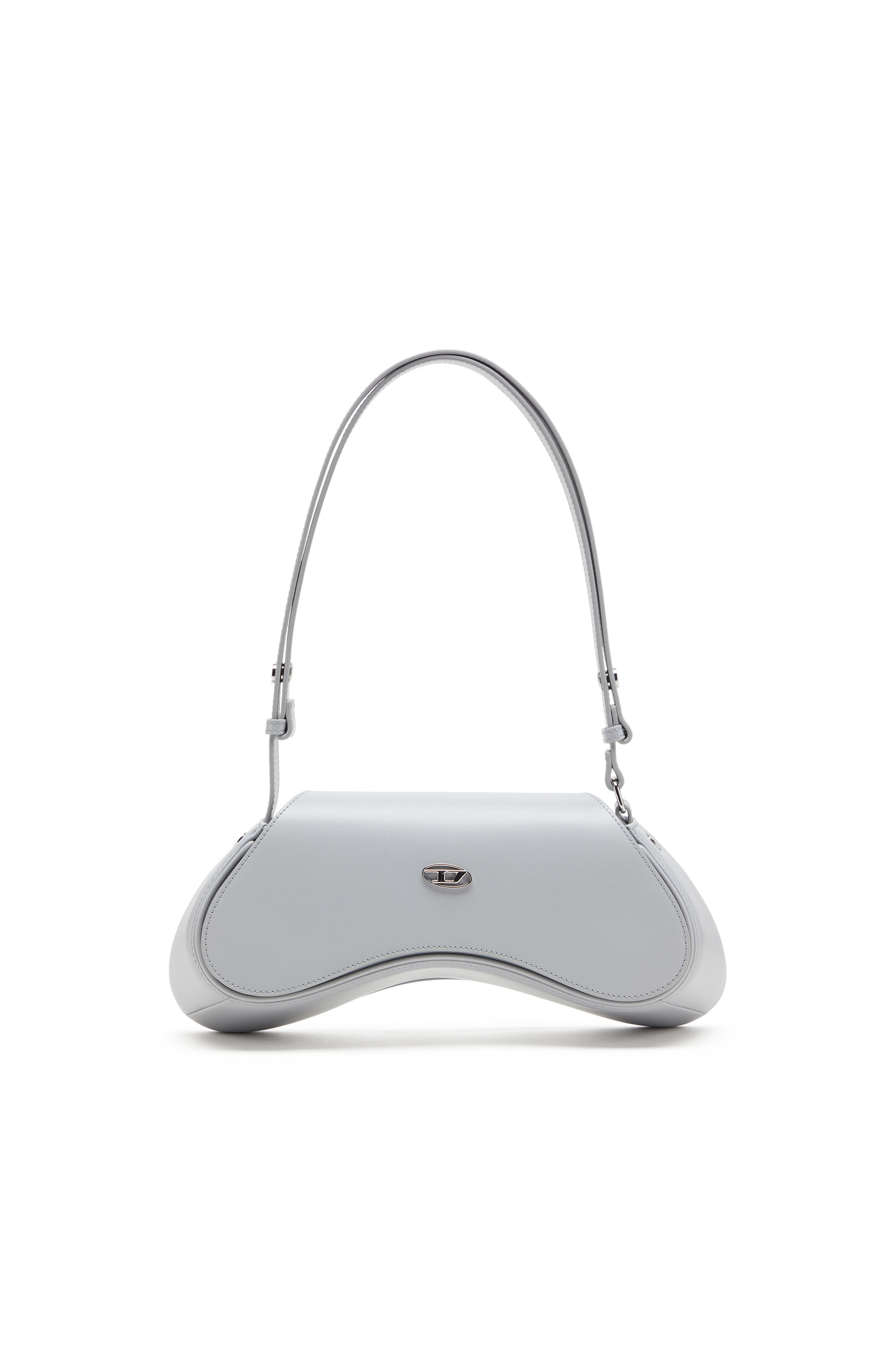 Diesel - PLAY CROSSBODY, Female's Play-Crossbody bag in semi gloss leather in Grey - 1