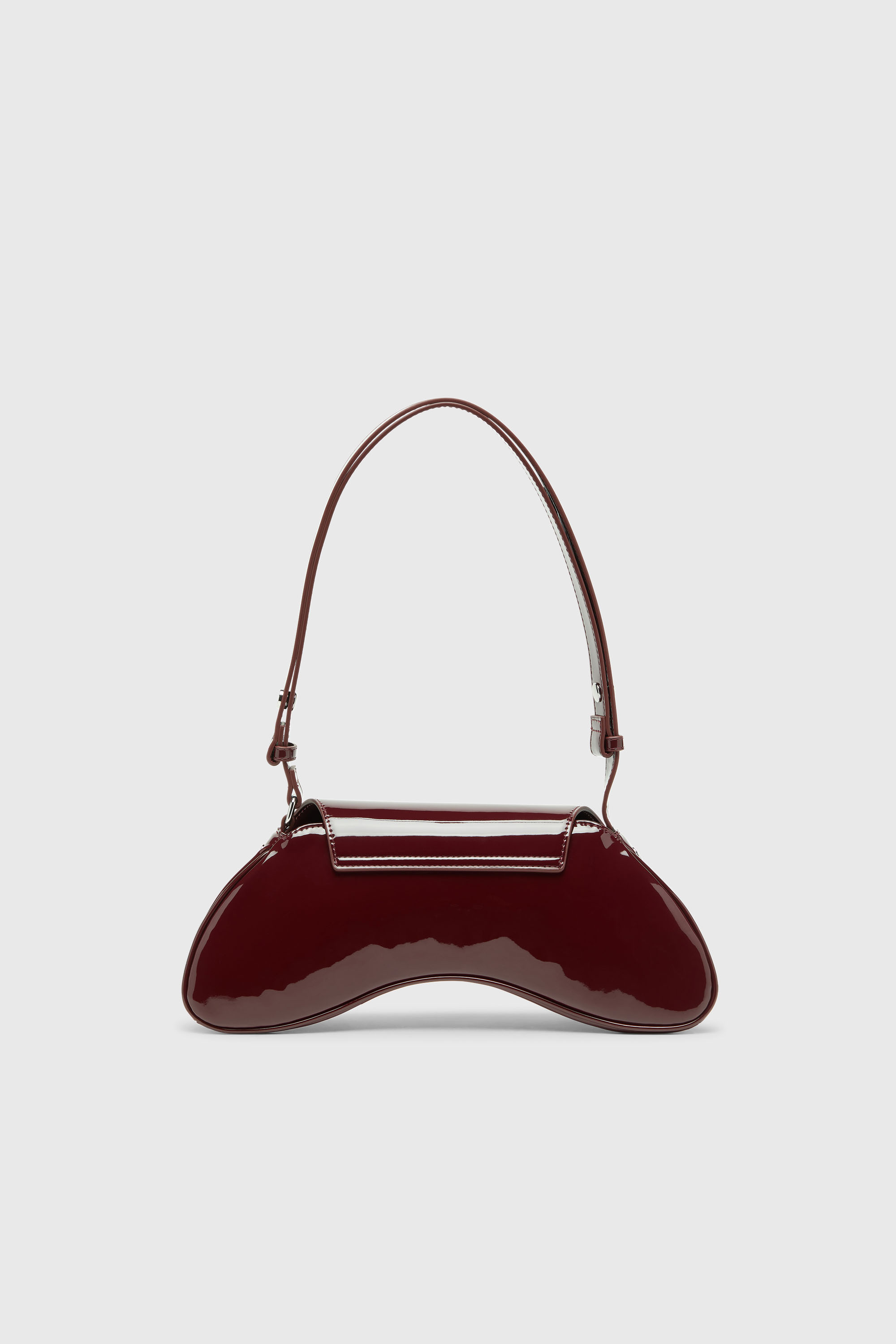 Diesel - PLAY CROSSBODY, Woman's Play-Glossy crossbody bag in Burgundy - 2