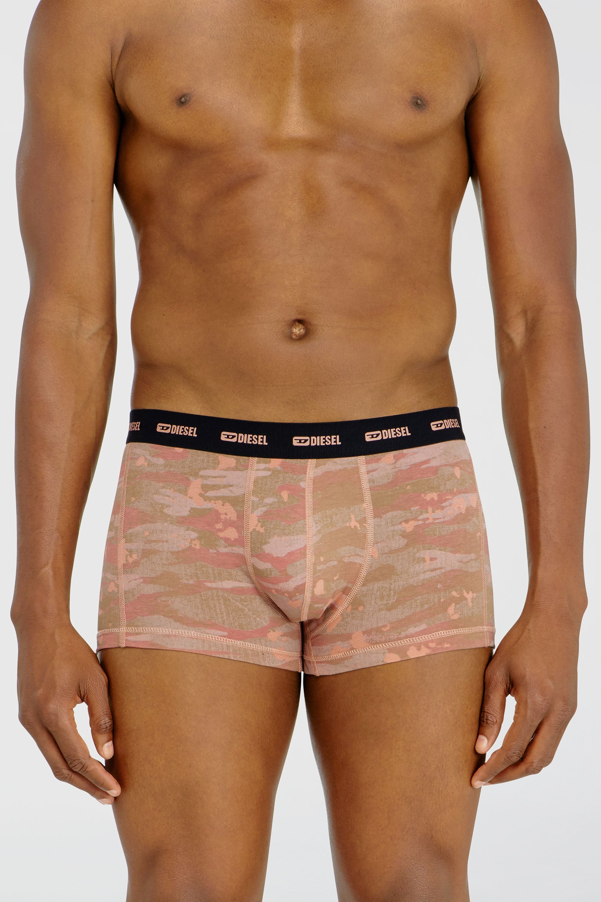 Diesel - DAMIEN-UTLT-3PACK, Male's Three-pack of boxer briefs plain and camo in Multicolor - 2