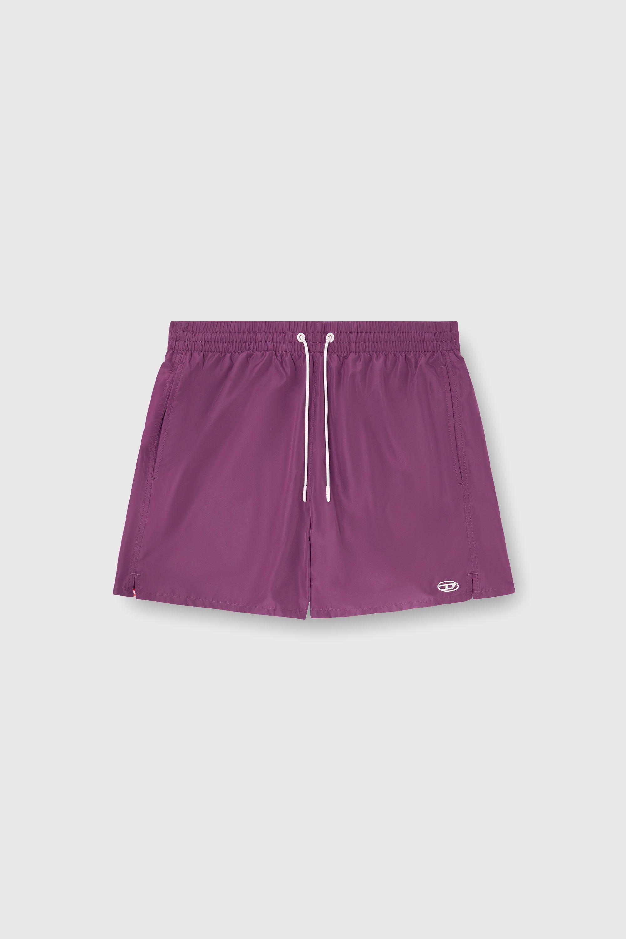Diesel - GEORGE-41-UTLT, Male's Swim shorts with metallic Oval D logo in Violet - 4