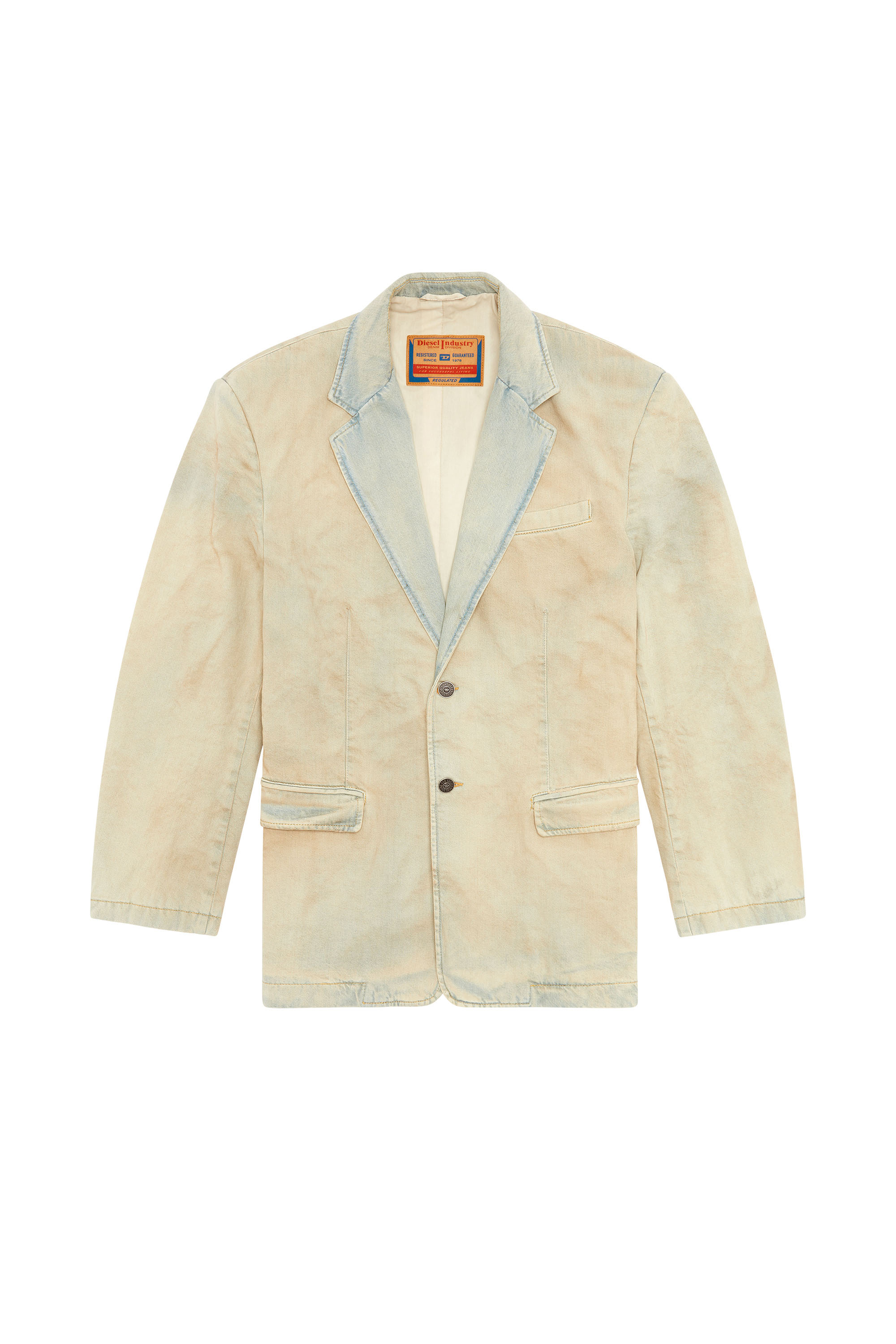 Diesel - D-BLA-S, Blazer en denim entallado Hombre in Azul marino - 2