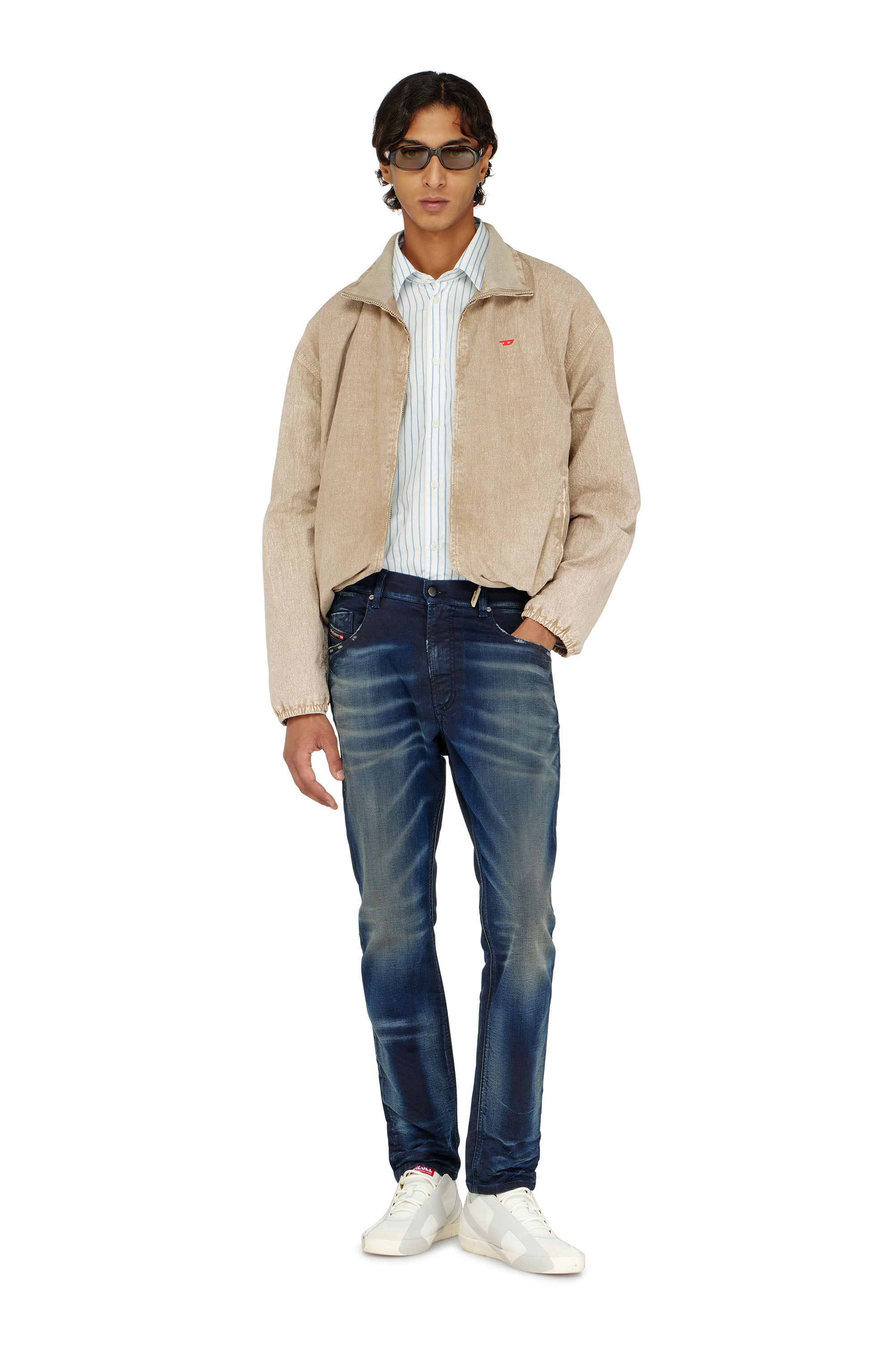 Diesel - Man's Regular 2032 D-Krooley-BW Joggjeans&reg; 068WU, Dark Blue - 1