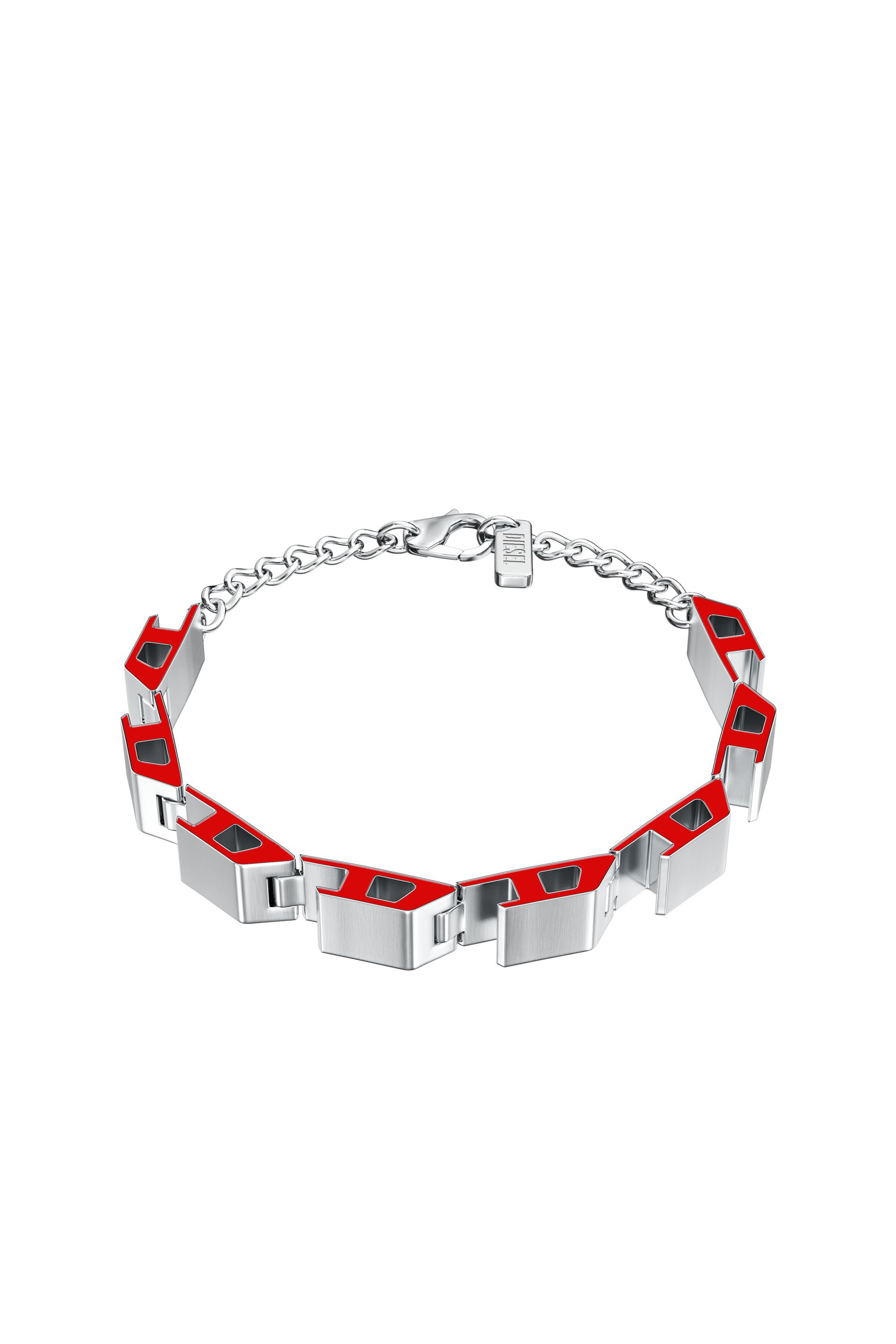 Diesel - DX1690040 JEWELLERY, Pulsera de acero inoxidable Unisex in Plateado - 1