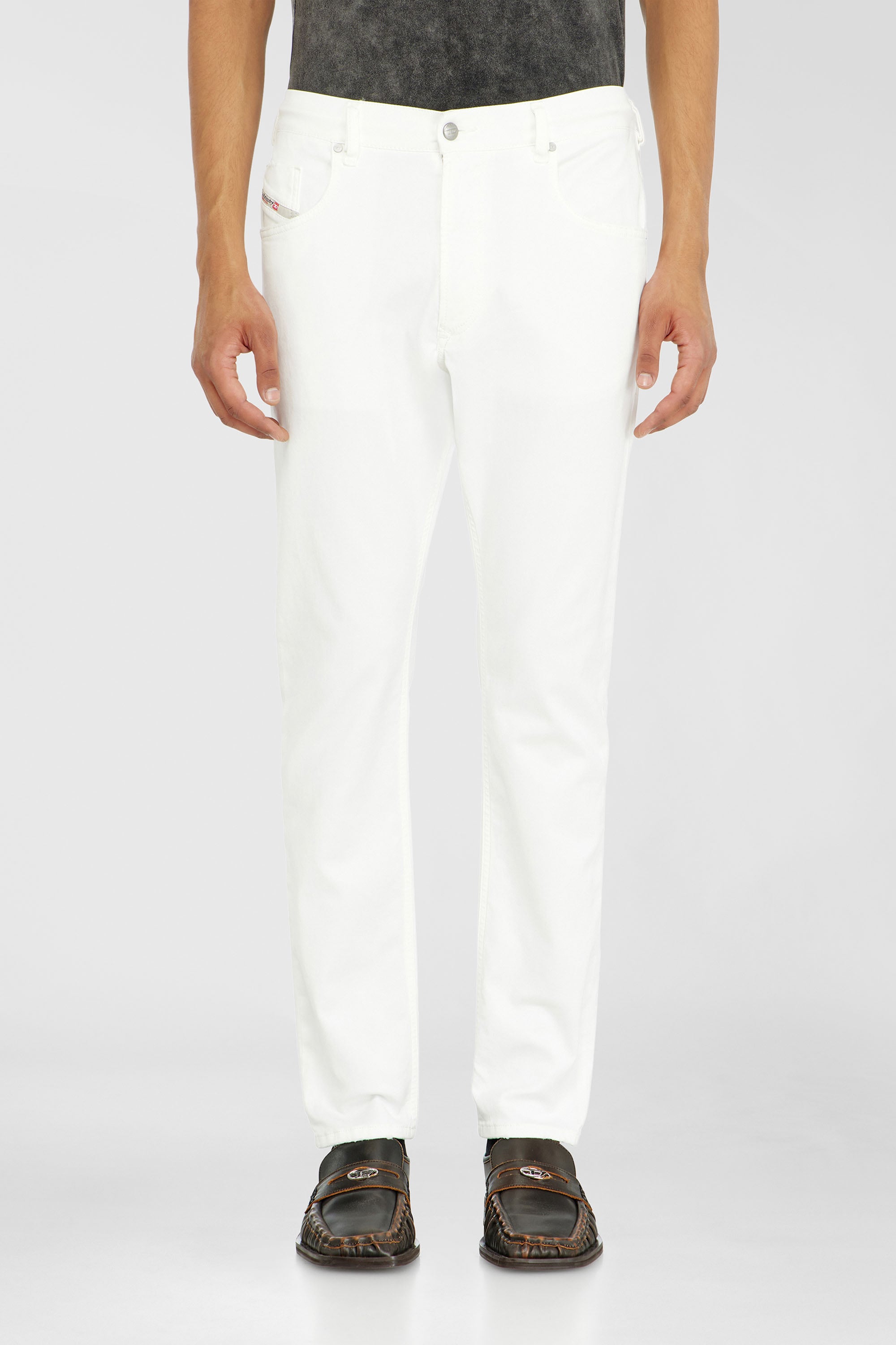 Diesel - Man's Regular 2032 D-Krooley-BW Joggjeans&reg; 068HX, White - 2