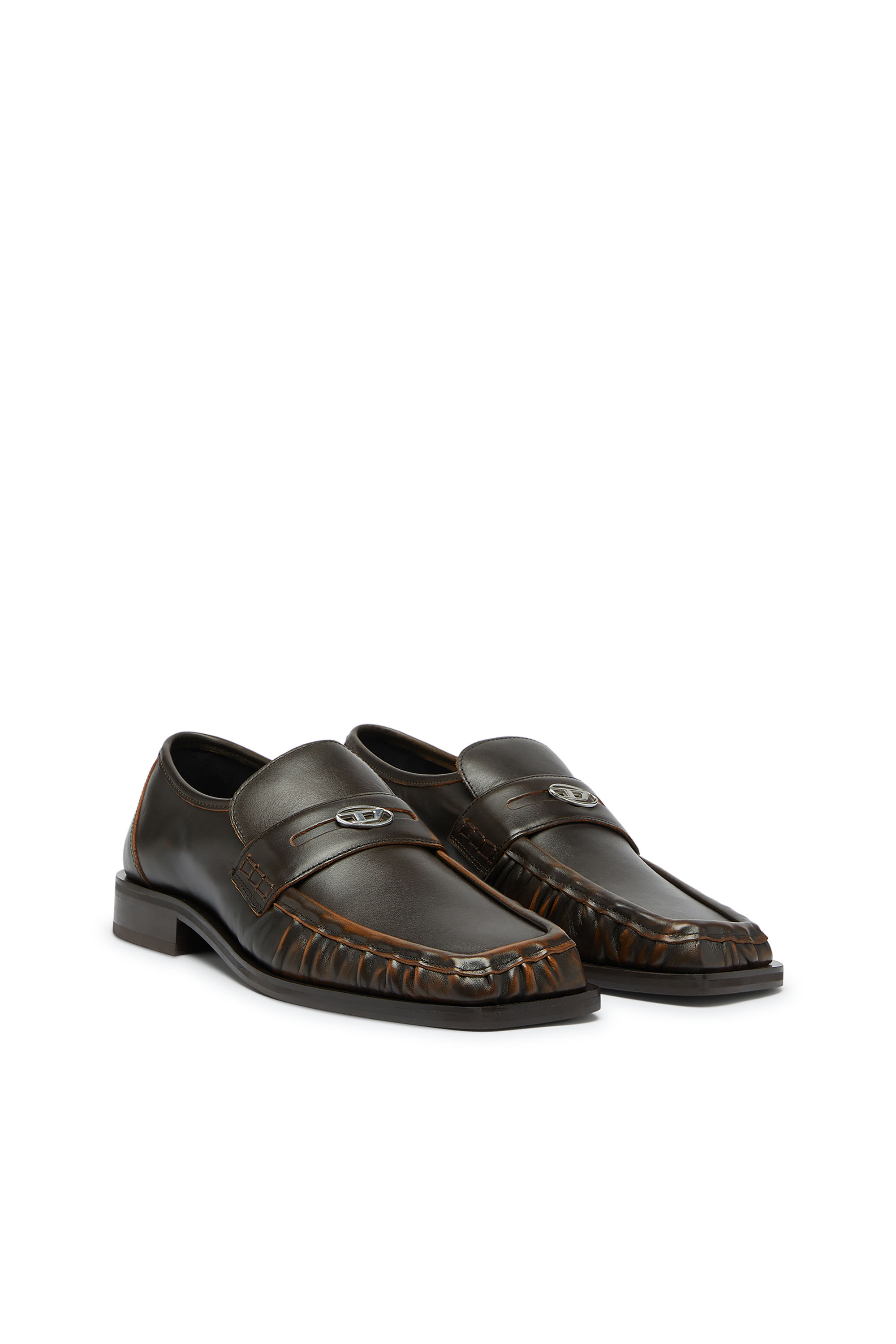 Diesel - D-AMBER LOAFER, D-Amber - Mocasines penny de piel Hombre in ToBeDefined - 2