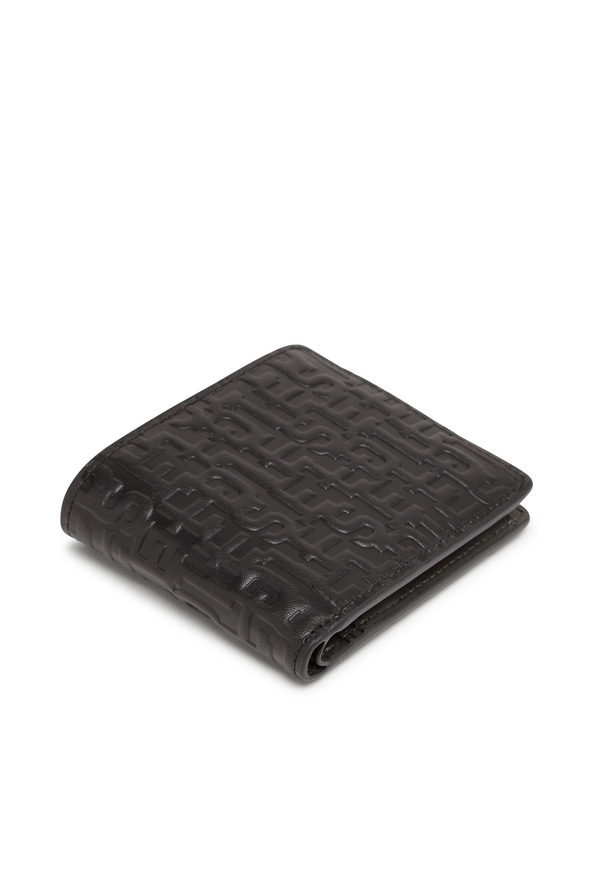 BI-FOLD COIN S Man: Zip wallet in monogram leather | Diesel