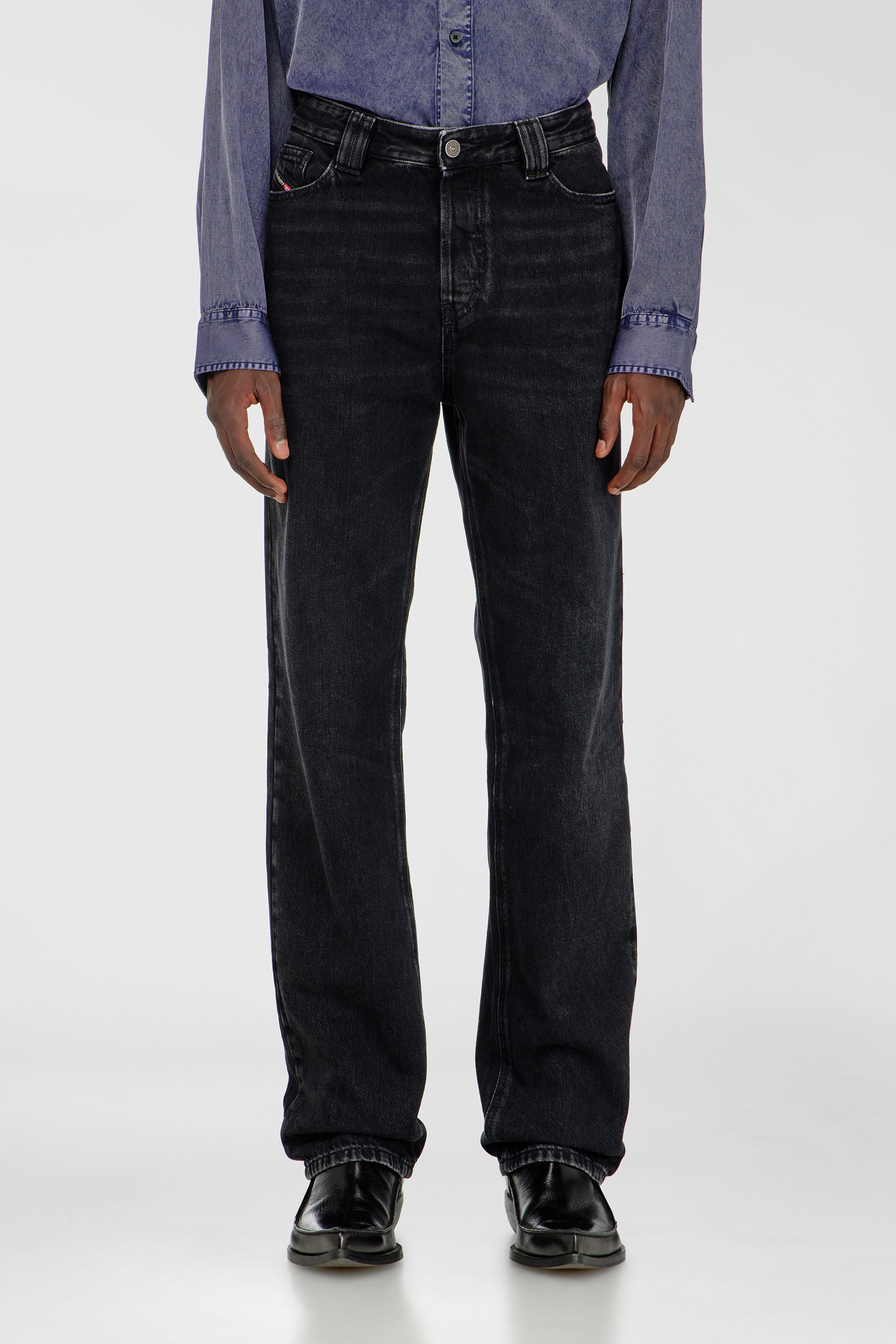 Diesel - Man's Regular Jeans 1991 D-Voeed 09P09, Black/Dark grey - 1