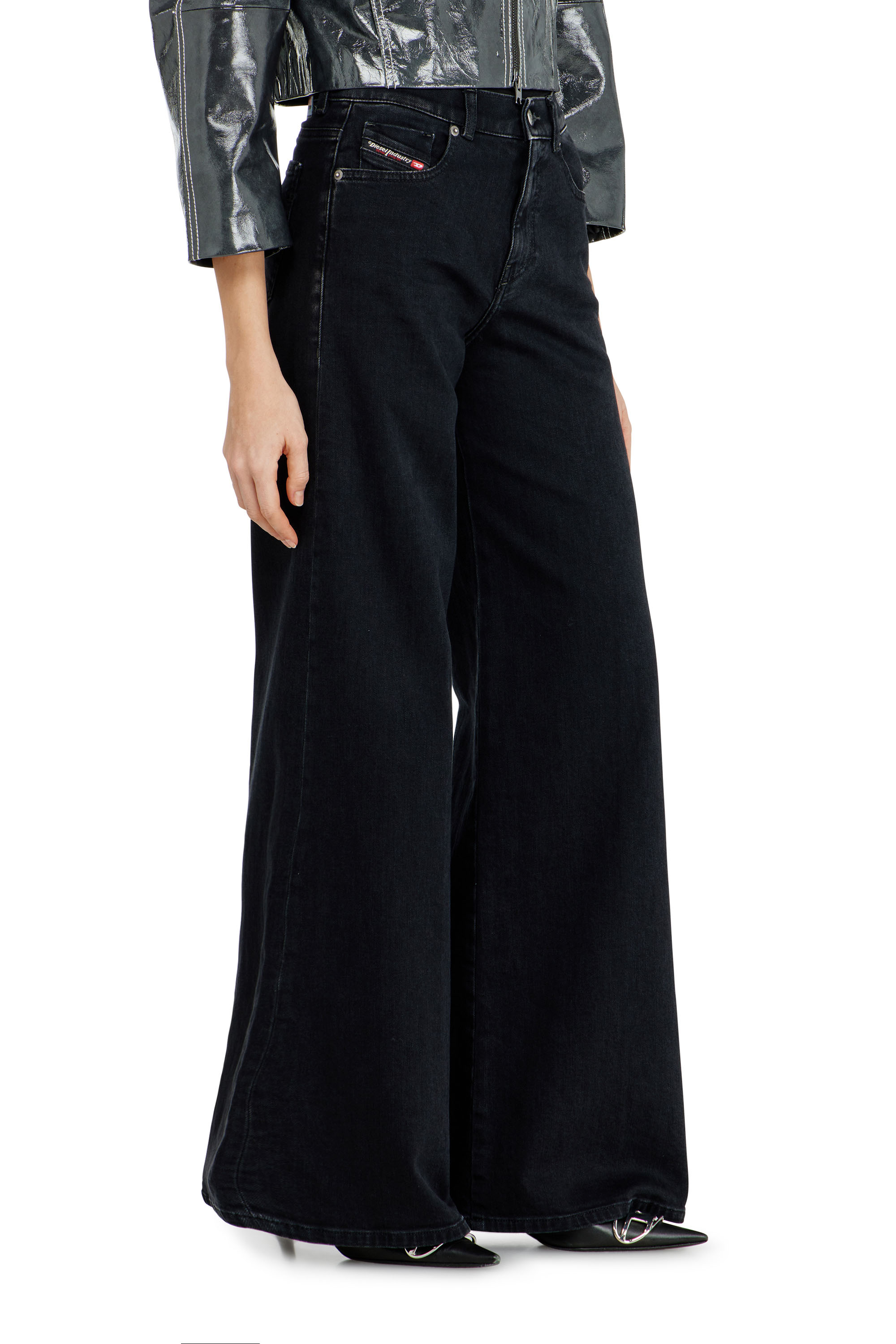 Women's Black Flare Jeans 1978 D-Akemi | Diesel® US