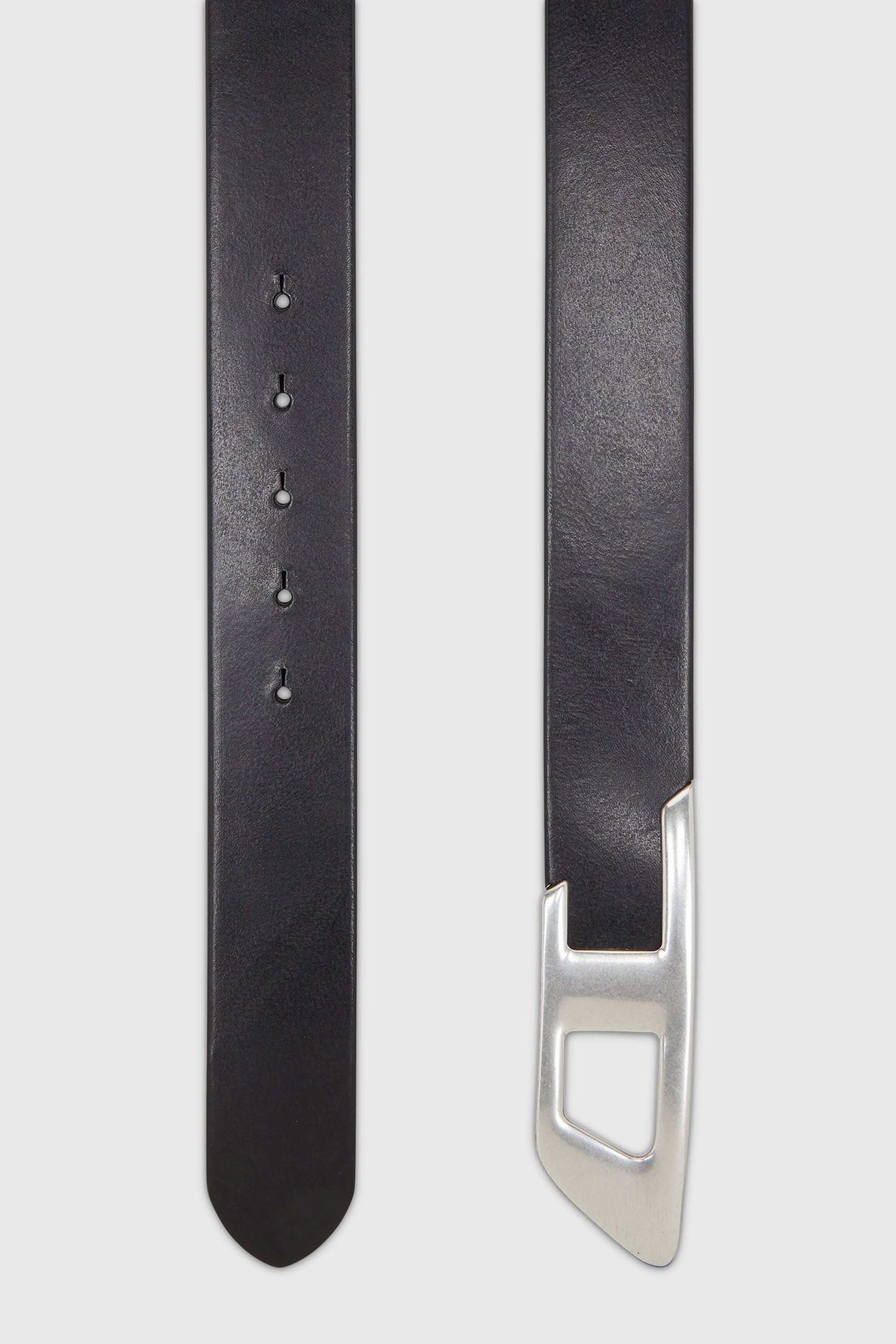 Diesel - B-D LOGO 2.0 40, Ceinture 4 cm en cuir avec boucle D en m&eacute;tal Mixte in Noir - 2