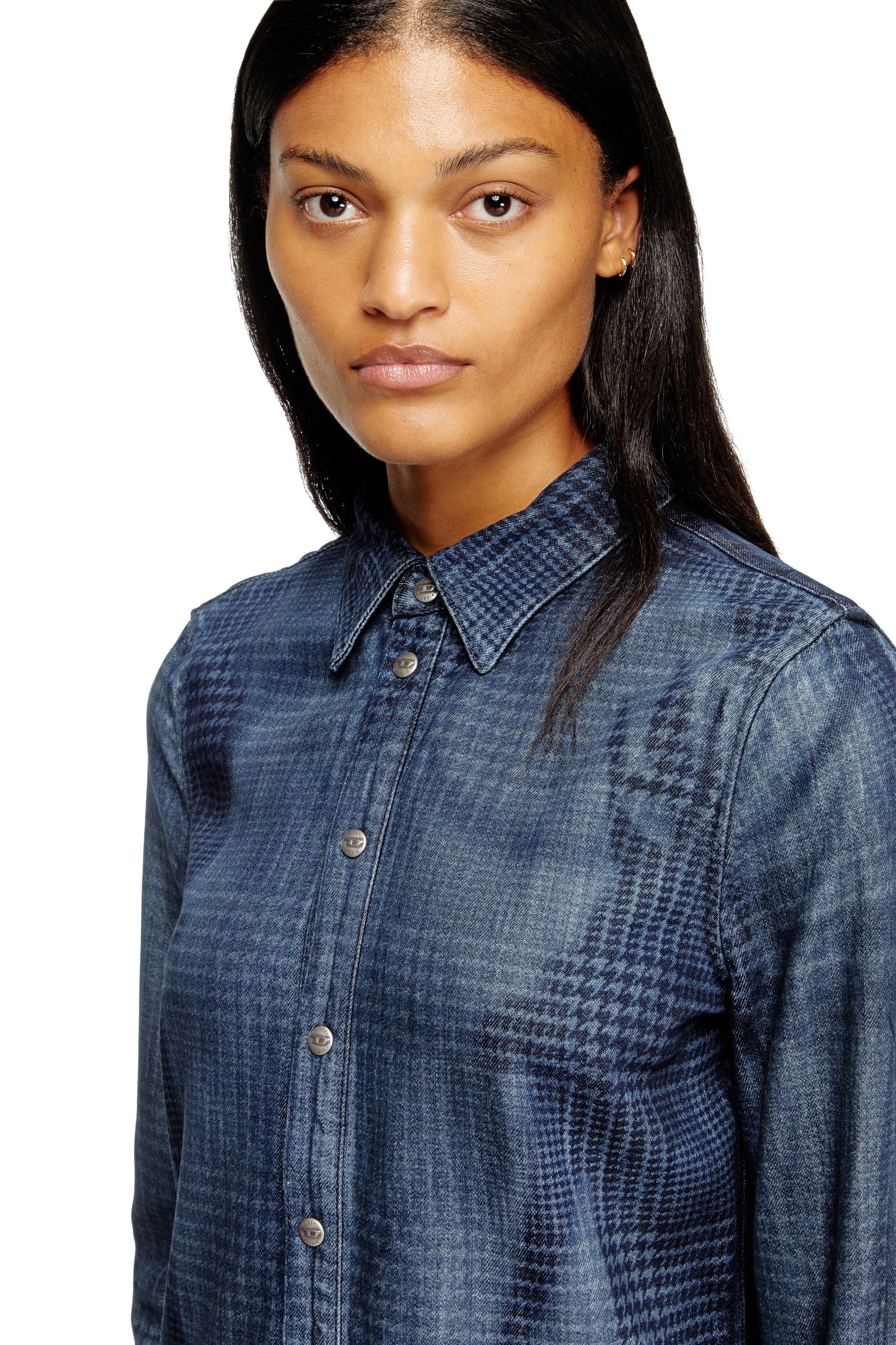 Diesel DE-EAZY DRESS-S Womens Blue Dresses - XS