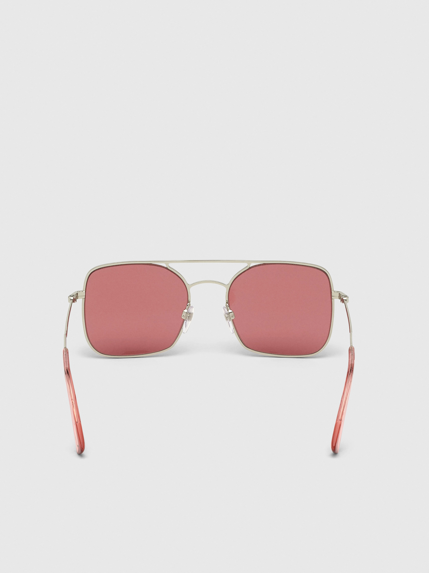 Diesel - DL0302, Unisex's Sunglasses in metal in Pink/Black - 5