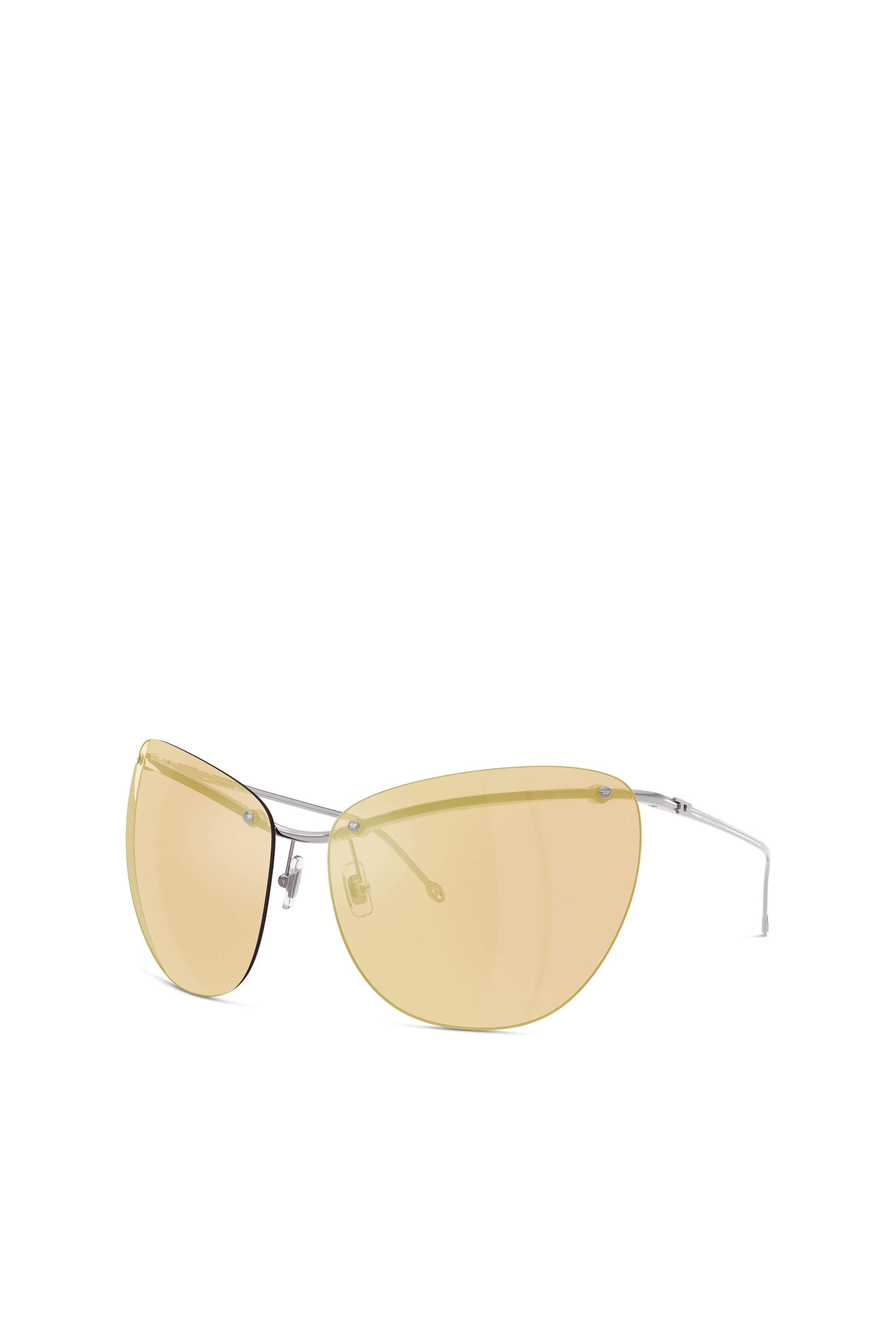 Diesel - 0DL1007, Gafas de sol con forma envolvente Unisex in Marr&oacute;n - 4
