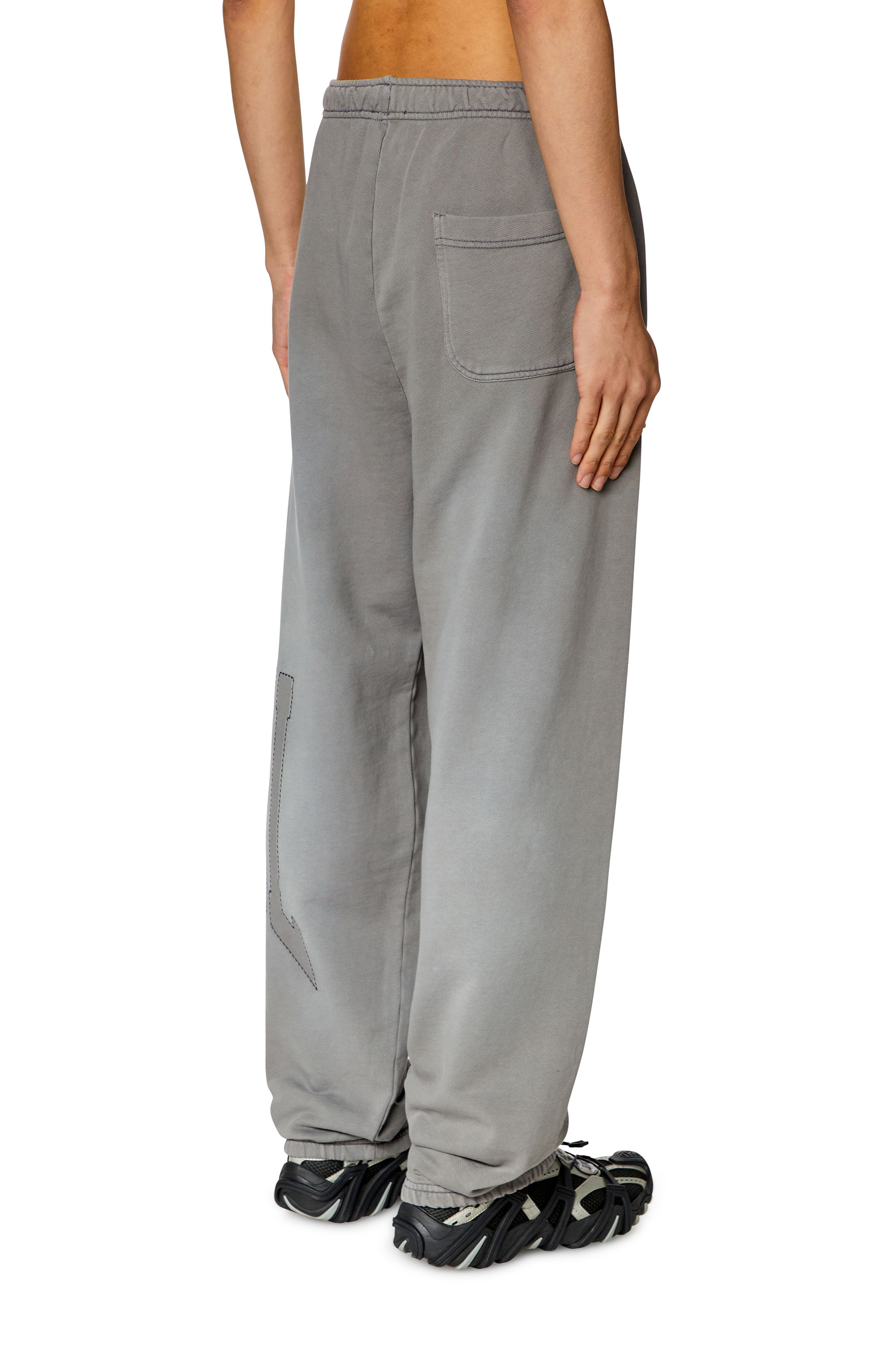 Men's College track pants with LIES patches | Grey | Diesel