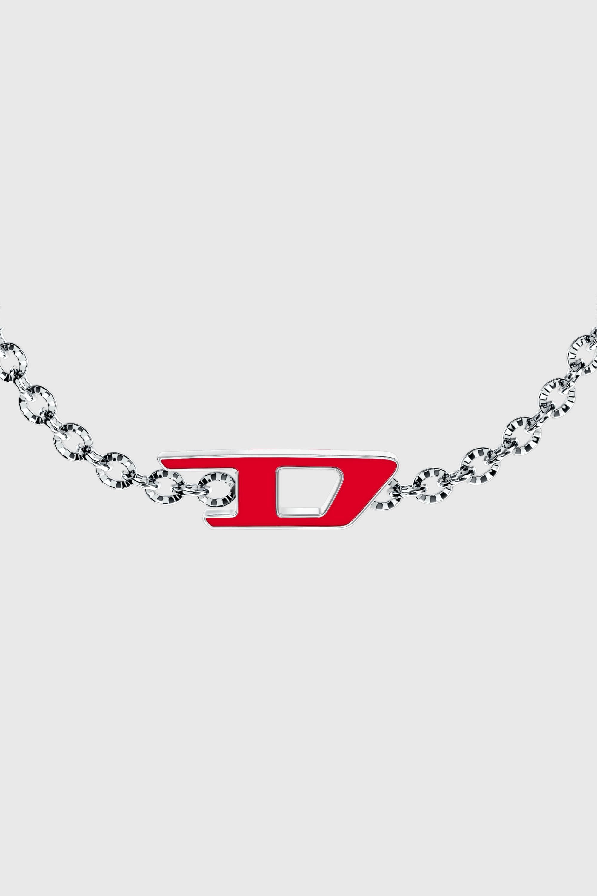 Diesel - DX1691040 JEWELLERY, Pulsera de cadena de acero inoxidable Unisex in Plateado - 3