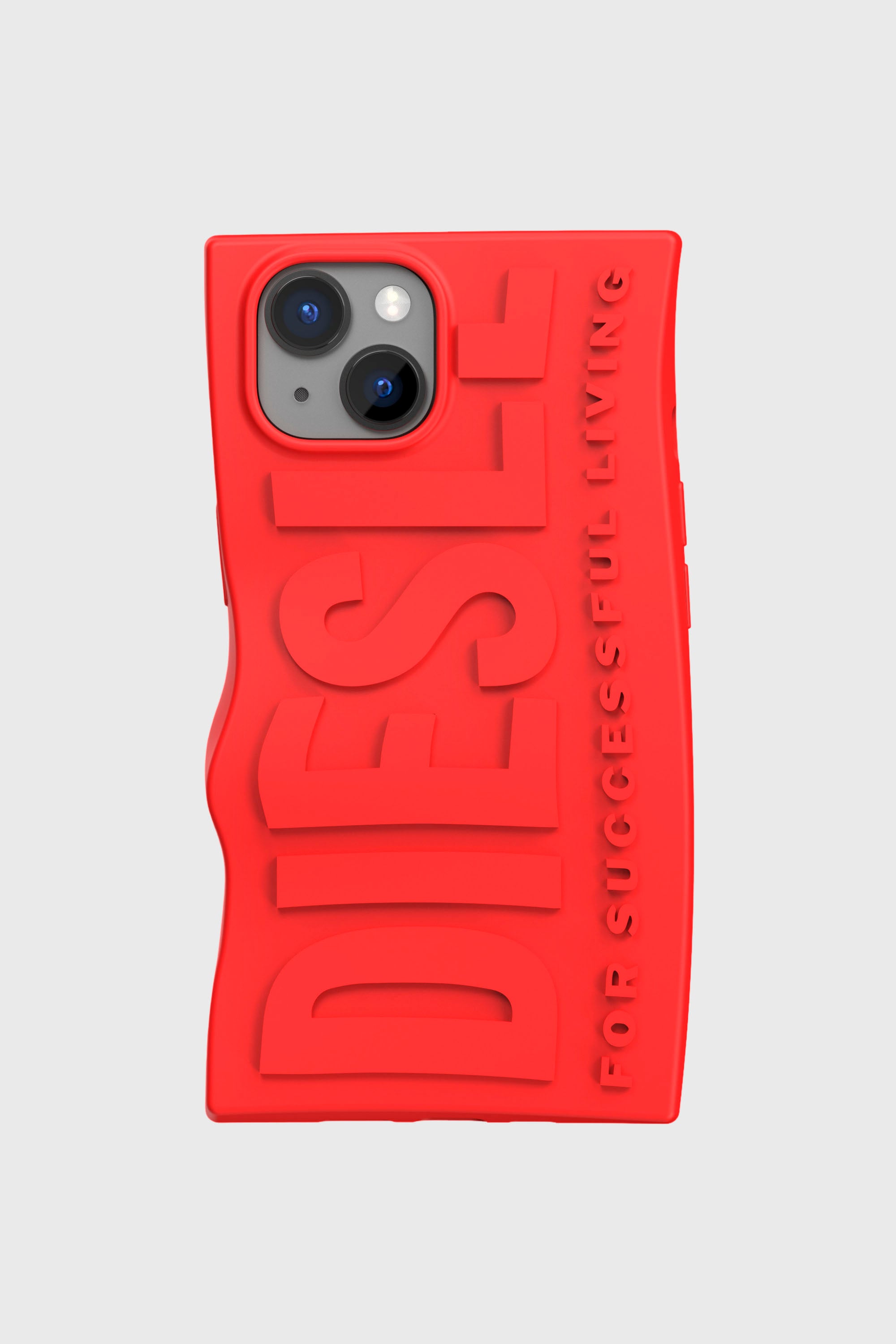 Diesel - 54115 MOULDED CASE, Unisex's D By case iPhone 13/iPhone 14 in Red - 2