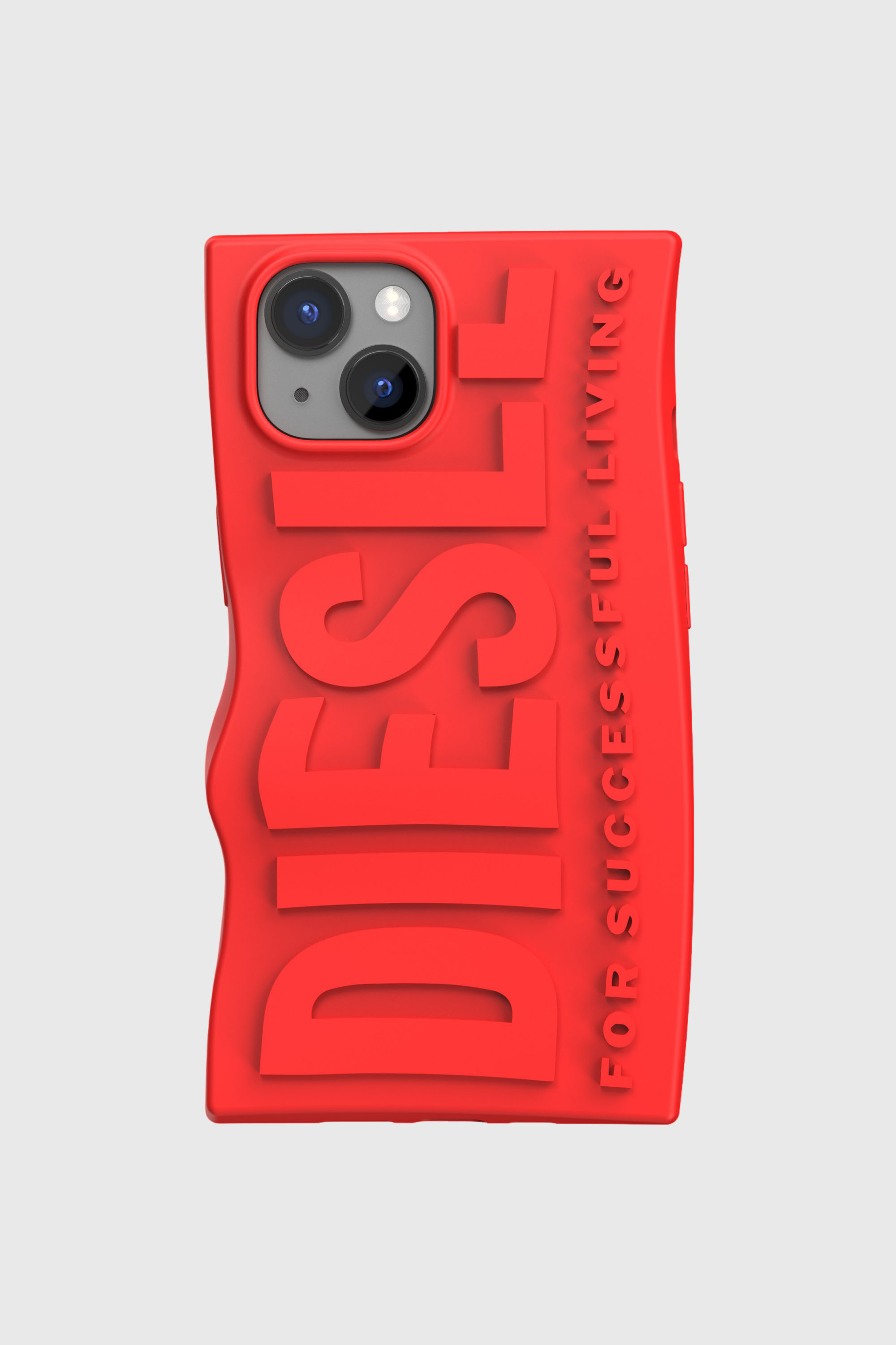 Diesel - 54115 MOULDED CASE, Unisex's D By case iPhone 13/iPhone 14 in Red - 2