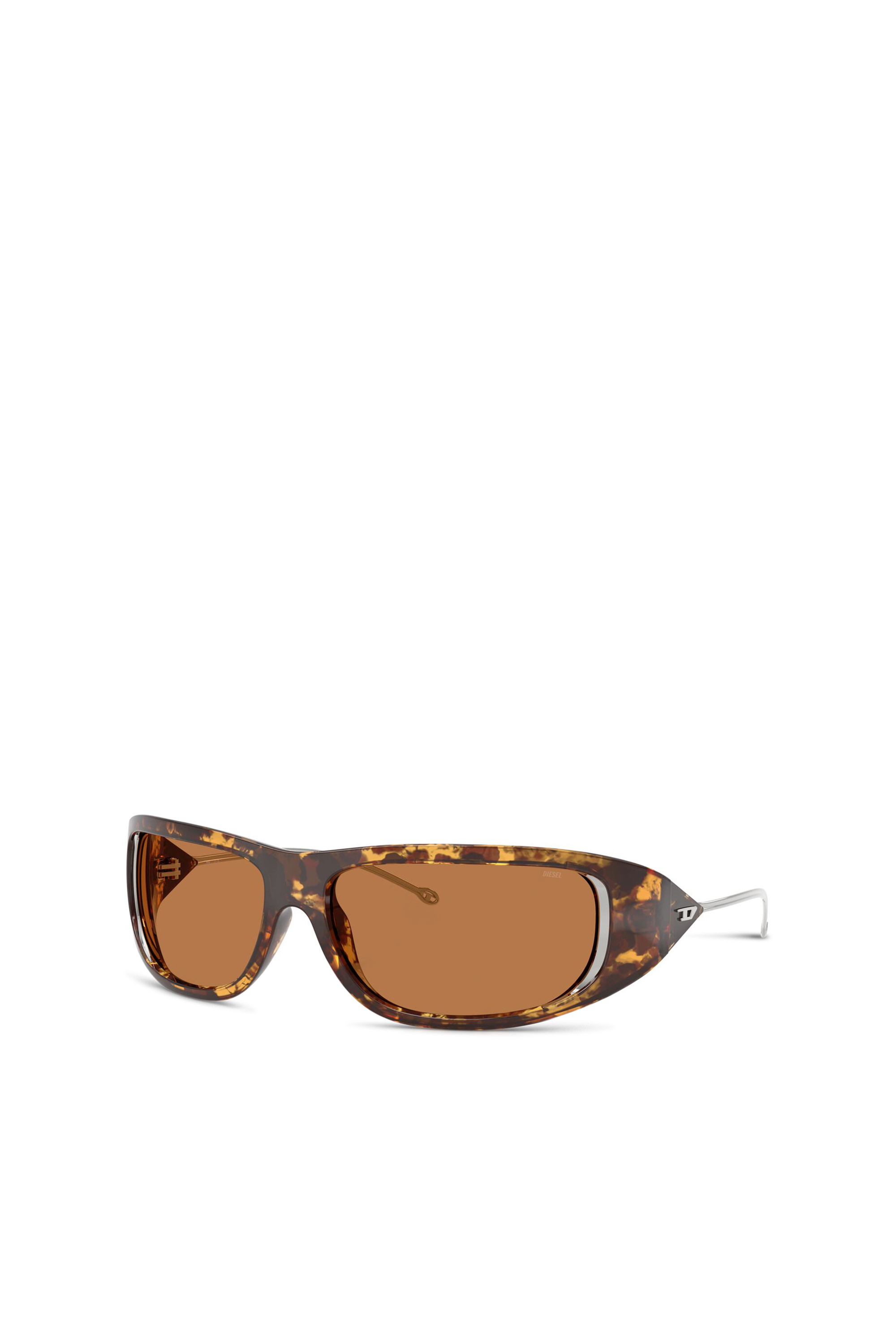 Diesel - 0DL3001 SIZE 61, Unisex's Wraparound style sunglasses in Brown - 4