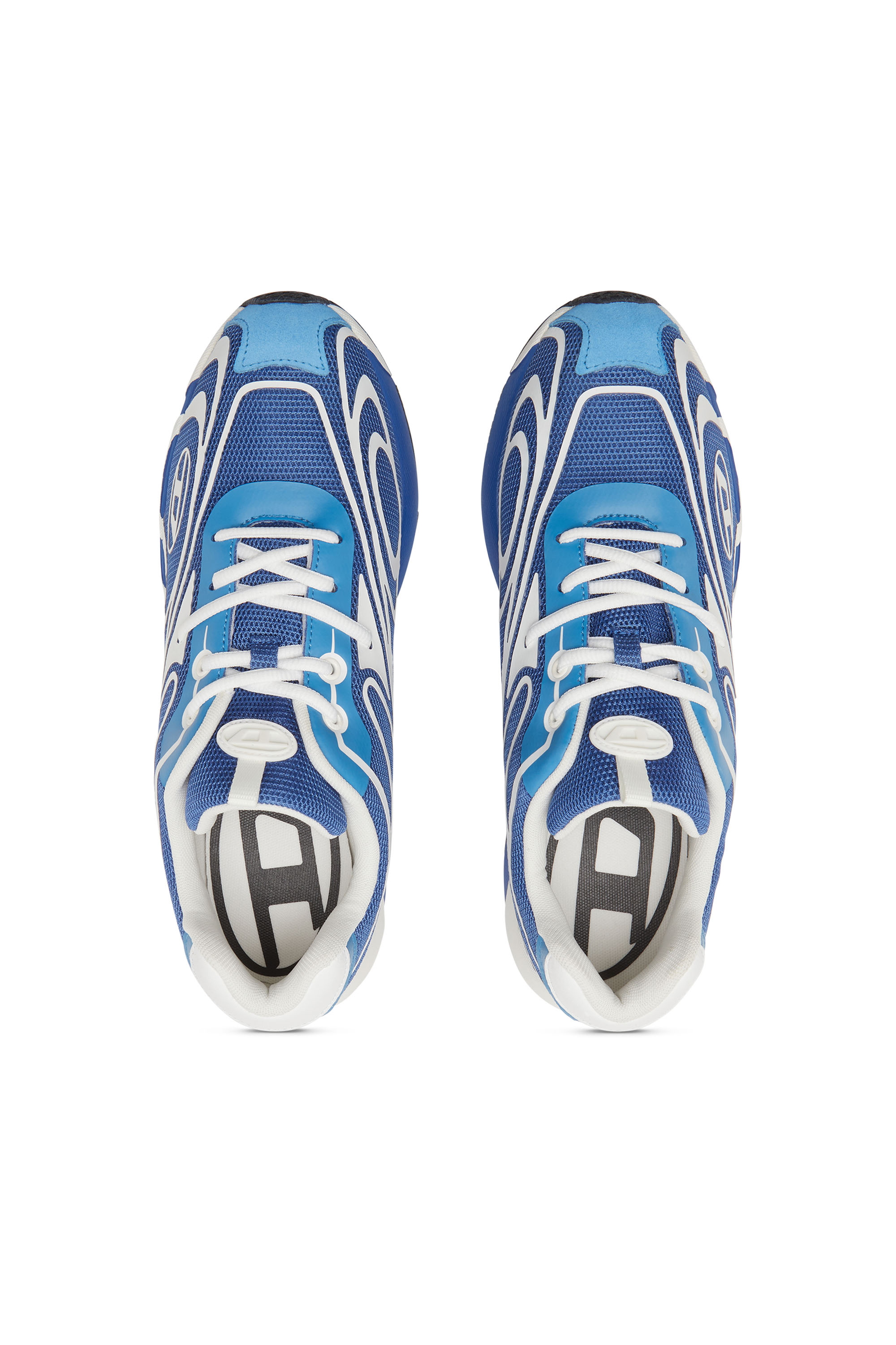 Diesel - S-D-VIT'S 500 LOW, Male's S-D-Vit - Lace-up sneakers in Blue/White - 4