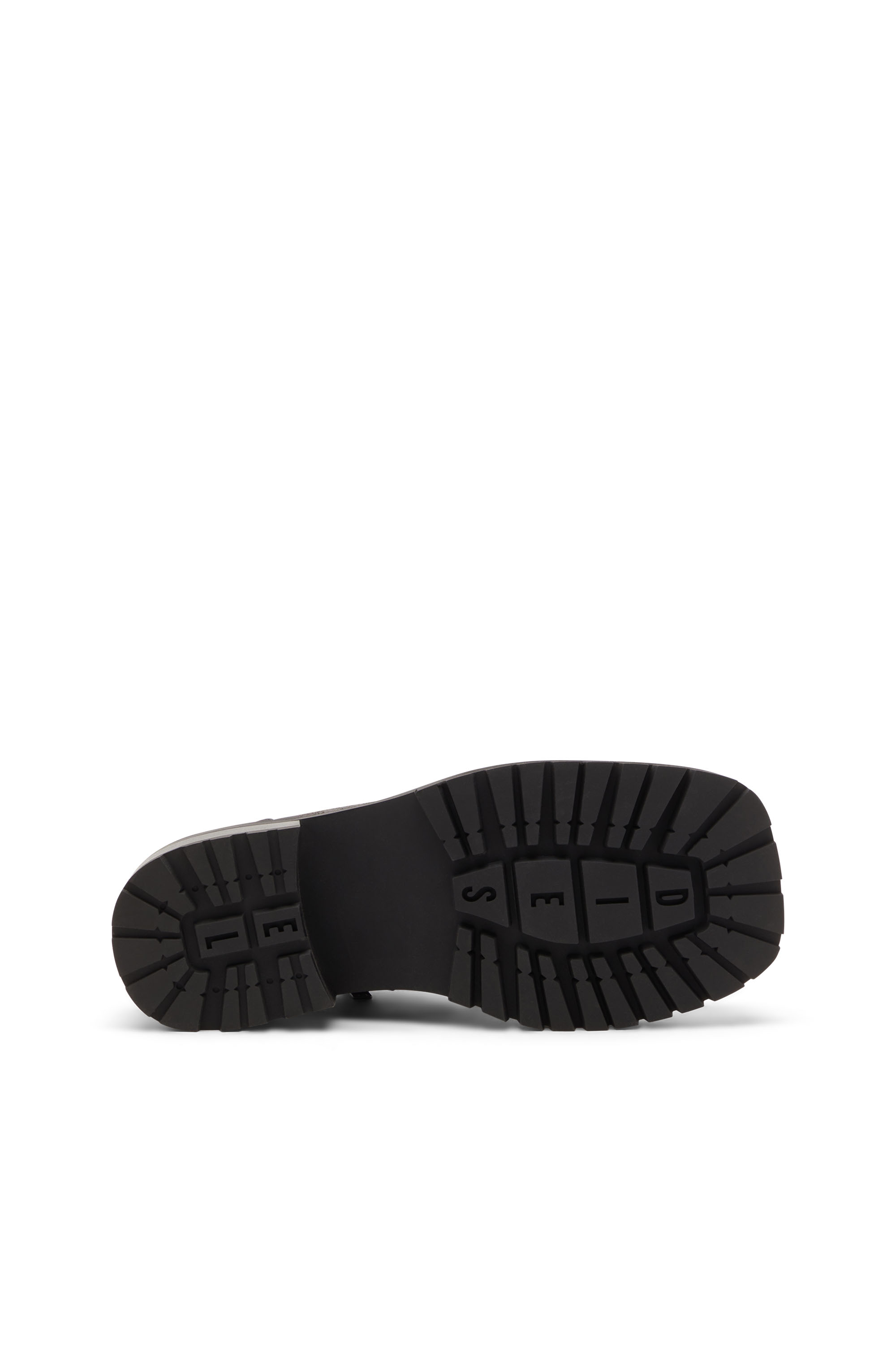 Diesel - D-TEXAN CLOG, Male's D-Texan-Zipped shoes in distressed crackled suede in Brown - 4