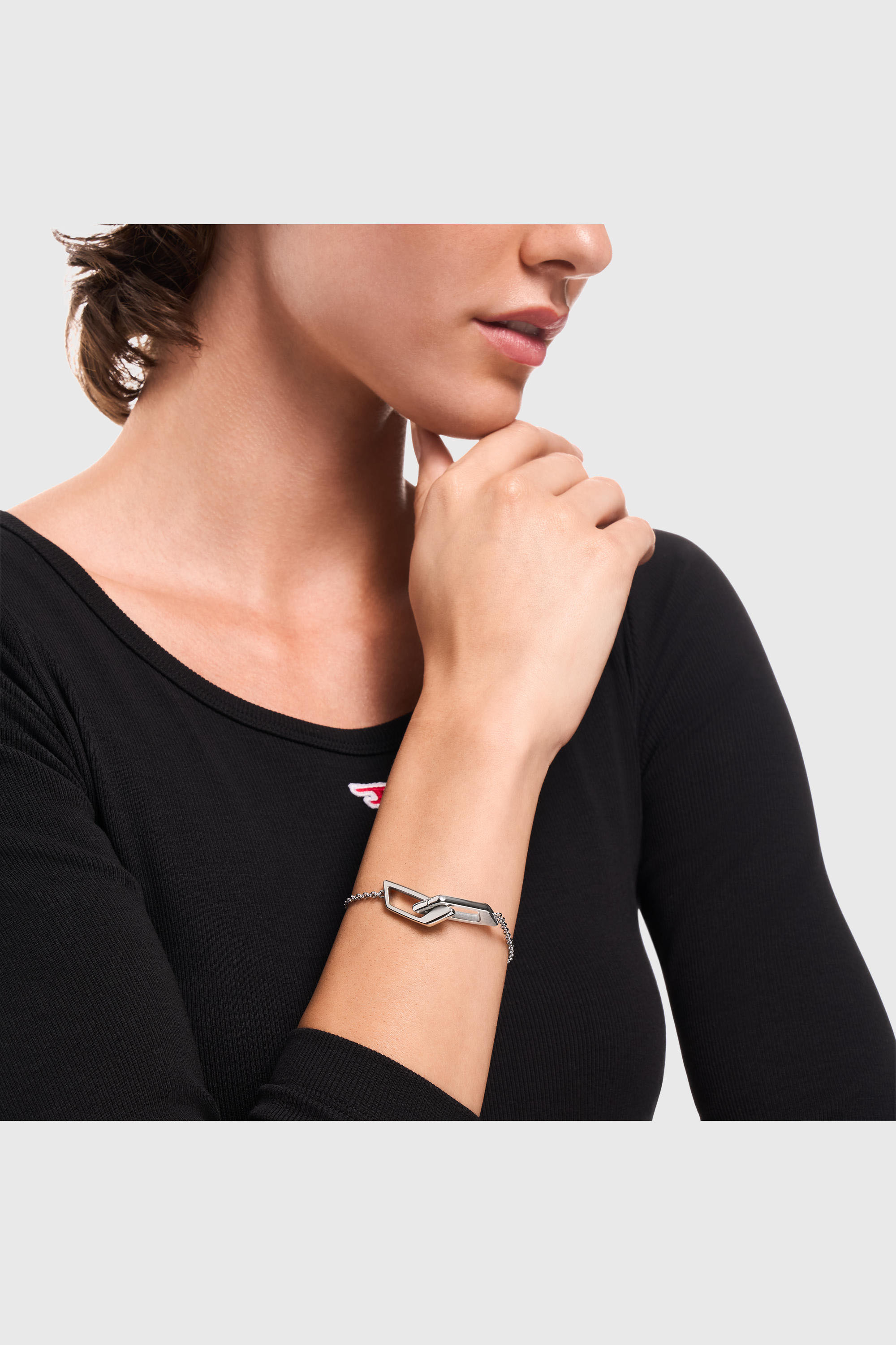Diesel - DX1726040, Pulsera de cadena de acero inoxidable Unisex in Plateado - 5