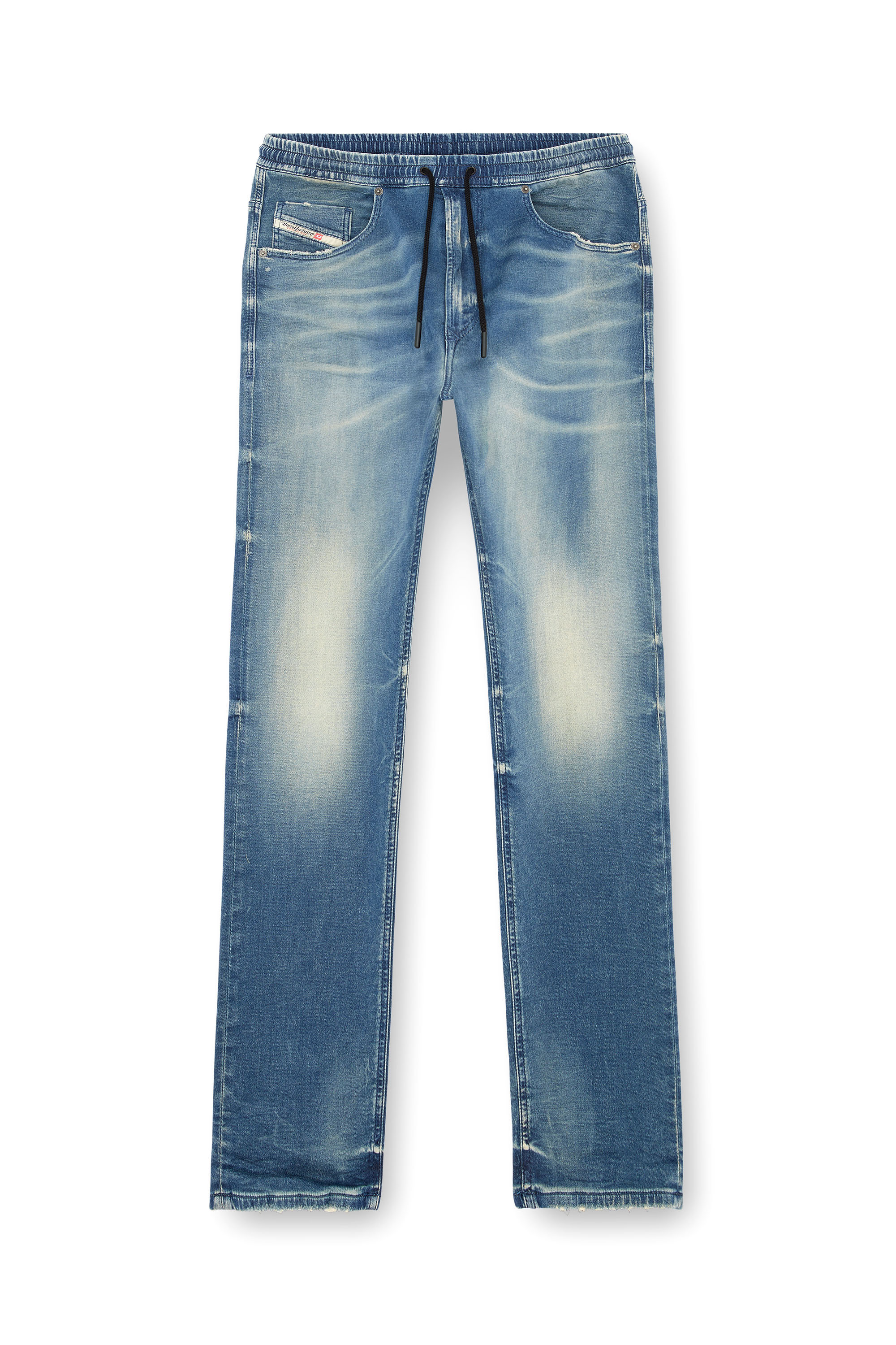 Diesel - Regular 2030 D-Krooley Joggjeans® 068MG Homme, Bleu moyen - Image 3