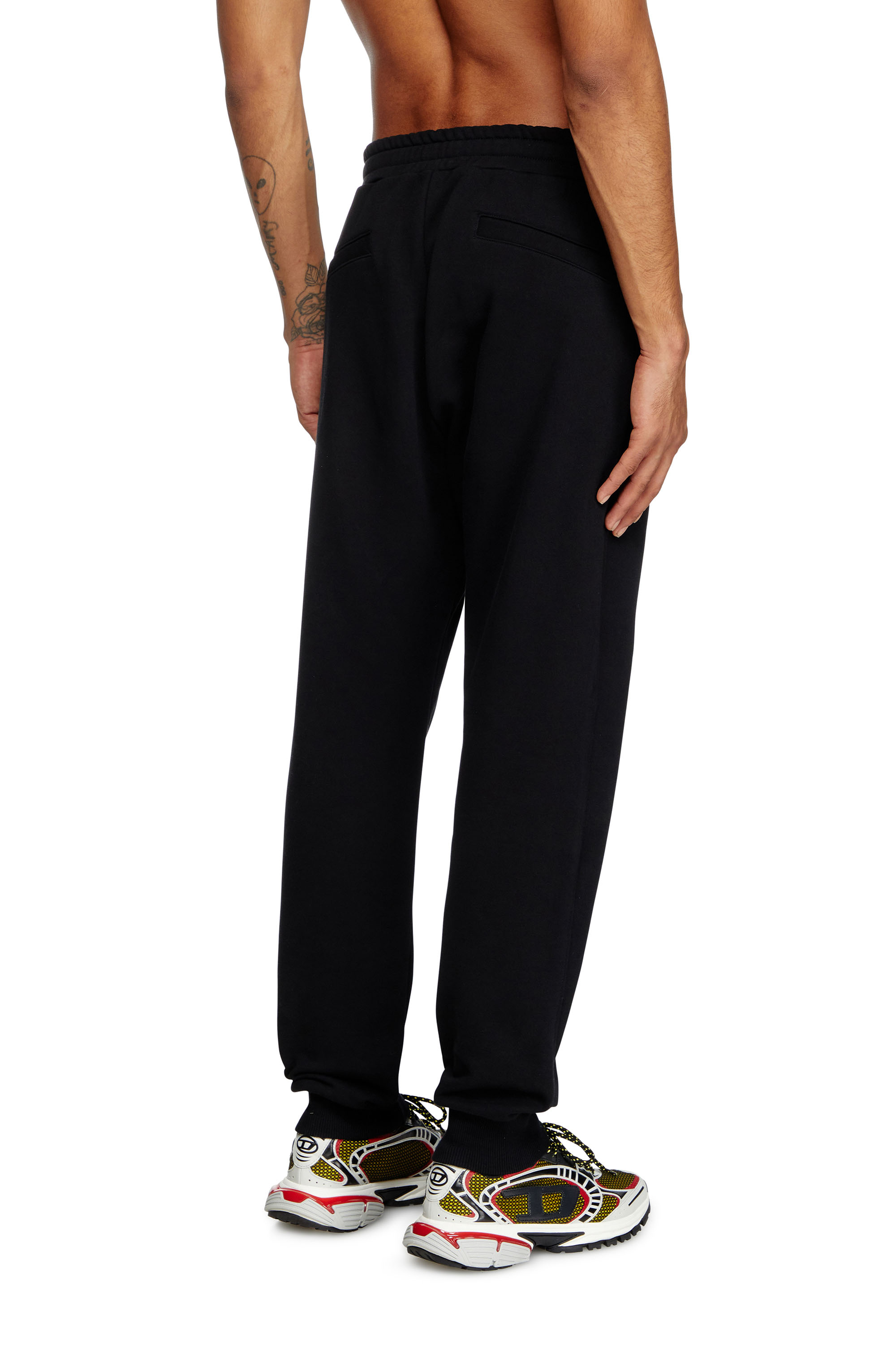 Diesel - P-TARY-DIV, Man's Sweatpants with logo embroidery in Black - 4