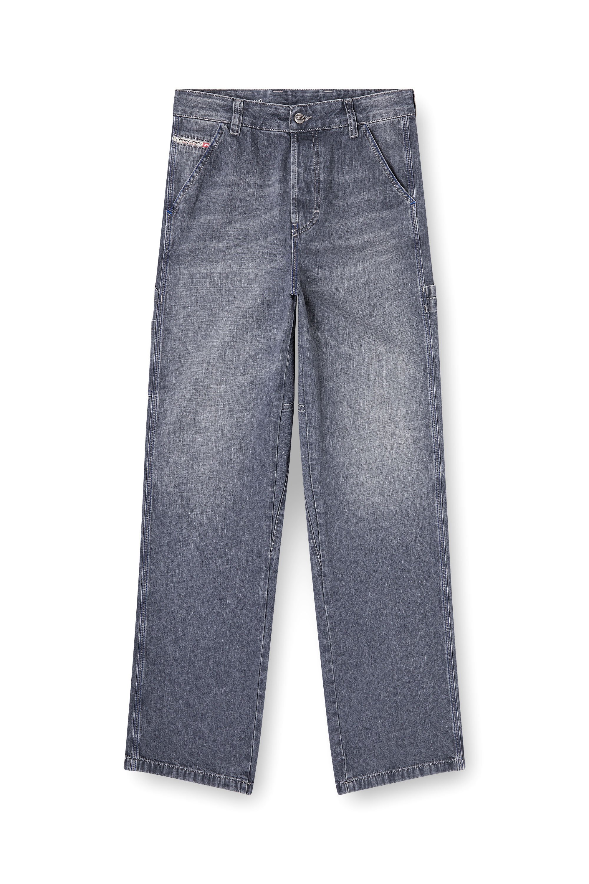Diesel - Relaxed Jeans D-Livery 09N83 Hombre, Gris - 3