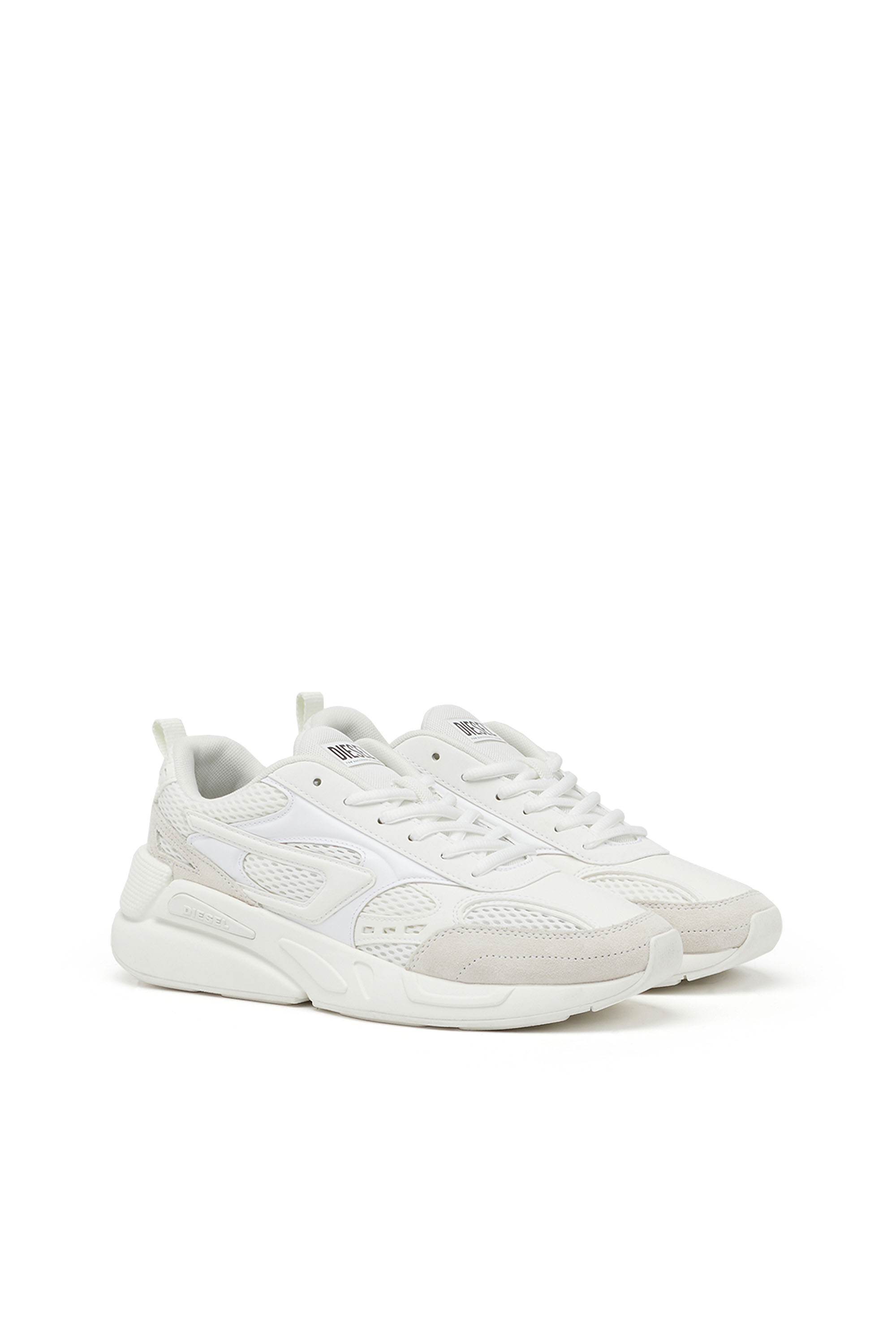 Sneakers in mesh and suede | White | Diesel