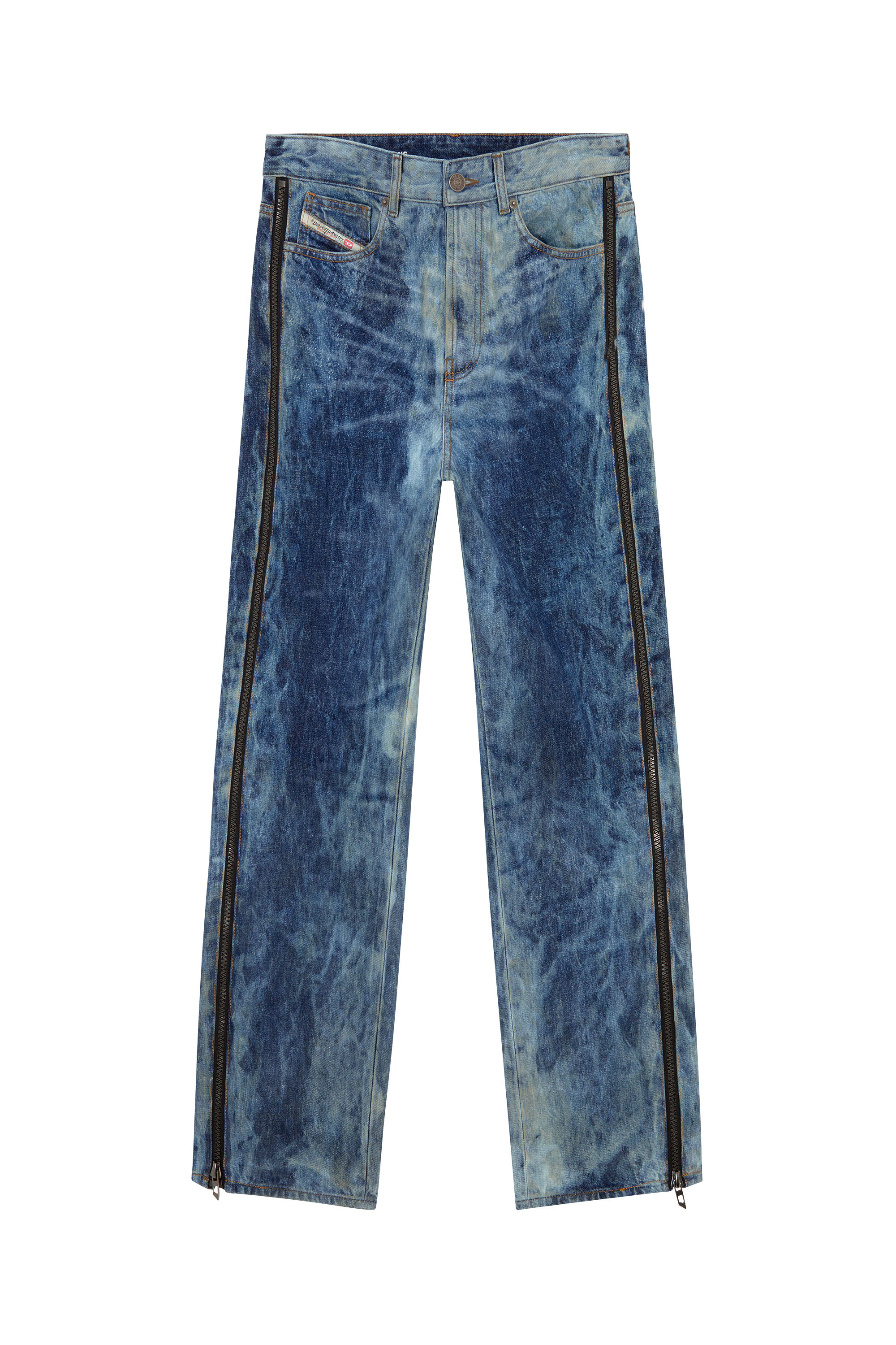 Men's Oversized Regular Jeans | Medium blue | Diesel D-Rise