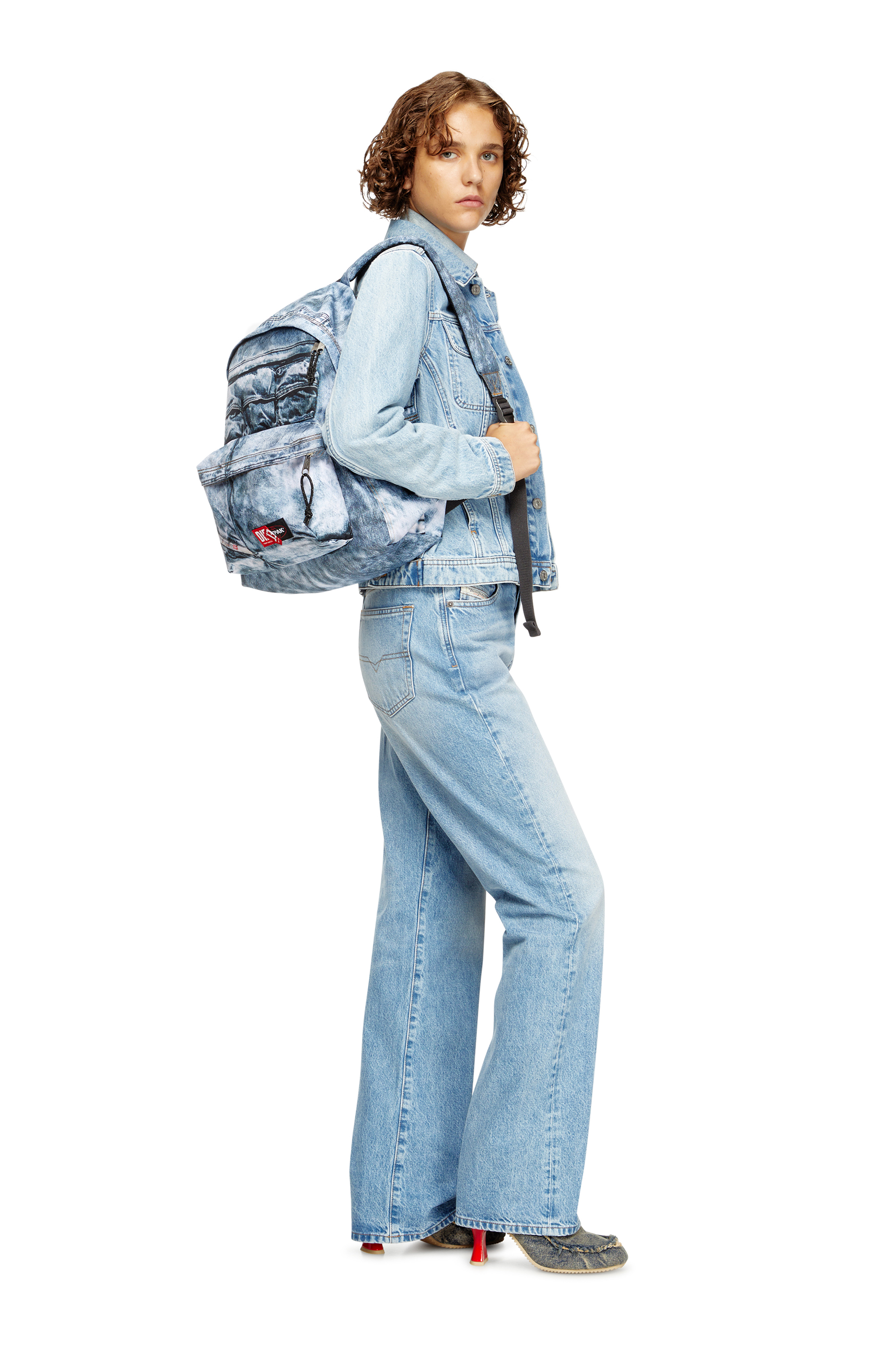 Diesel - DIESEL DAY PAK'R, Mochila en denim trampantojo Unisex in Azul marino - 2