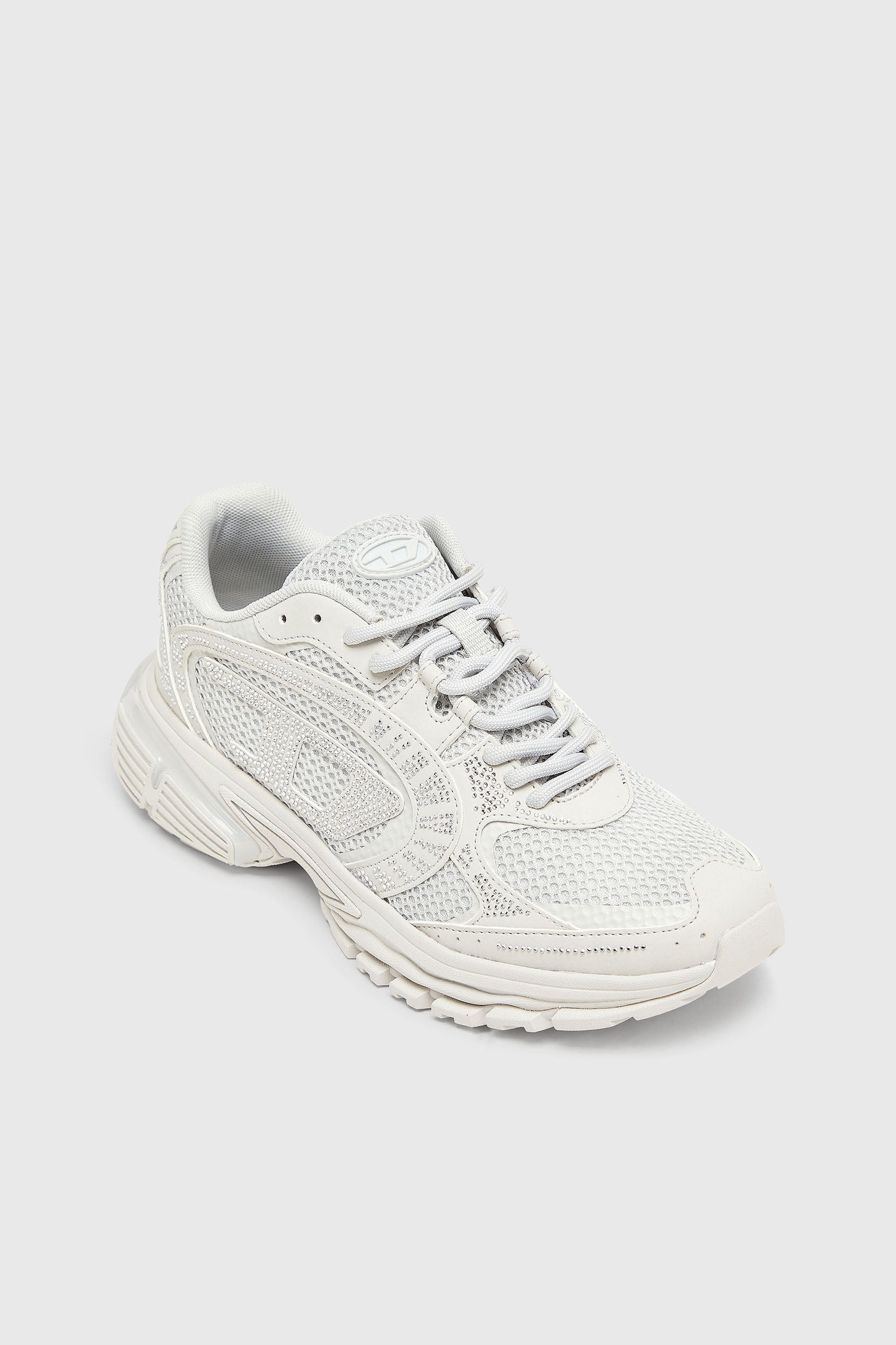 Diesel - S-PRO-V-DENSE LOW W, S-Pro-V-Dense - Zapatillas de malla con cristales Mujer in Blanco - 6