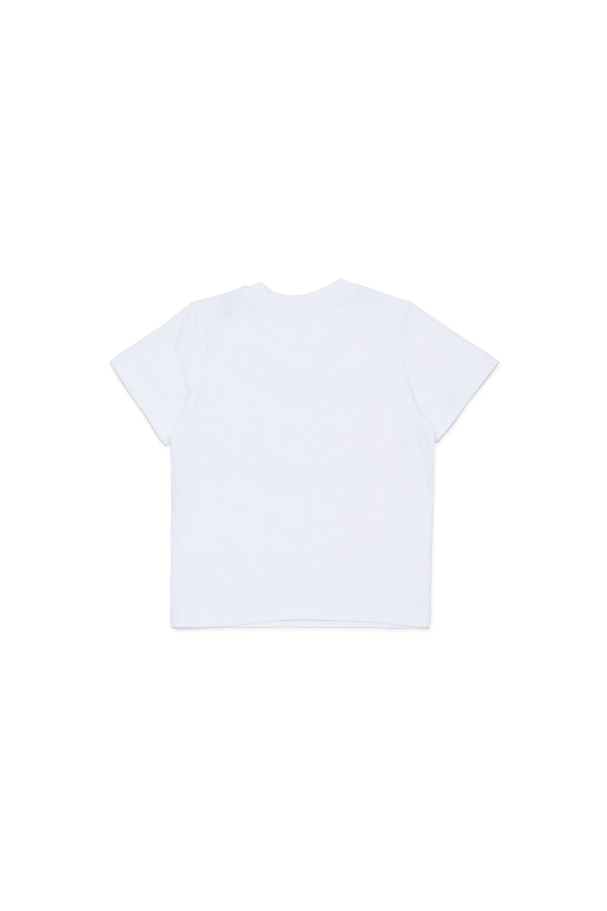 Diesel - TOLPYB, Unisex's Cotton T-shirt with logo in White - 2