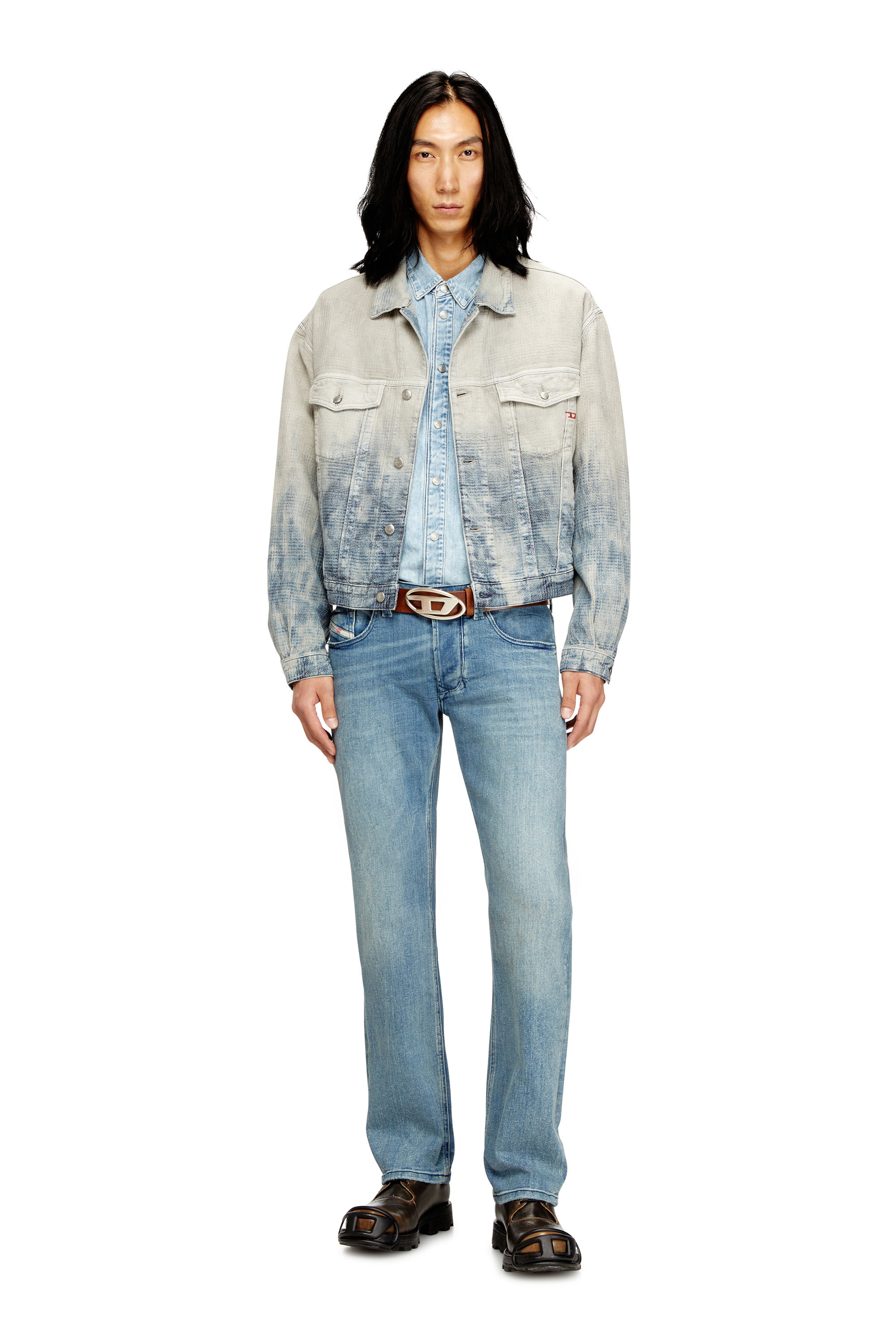 Diesel - Regular Jeans 1985 Larkee 0BMBW Hombre, Azul medio - 1