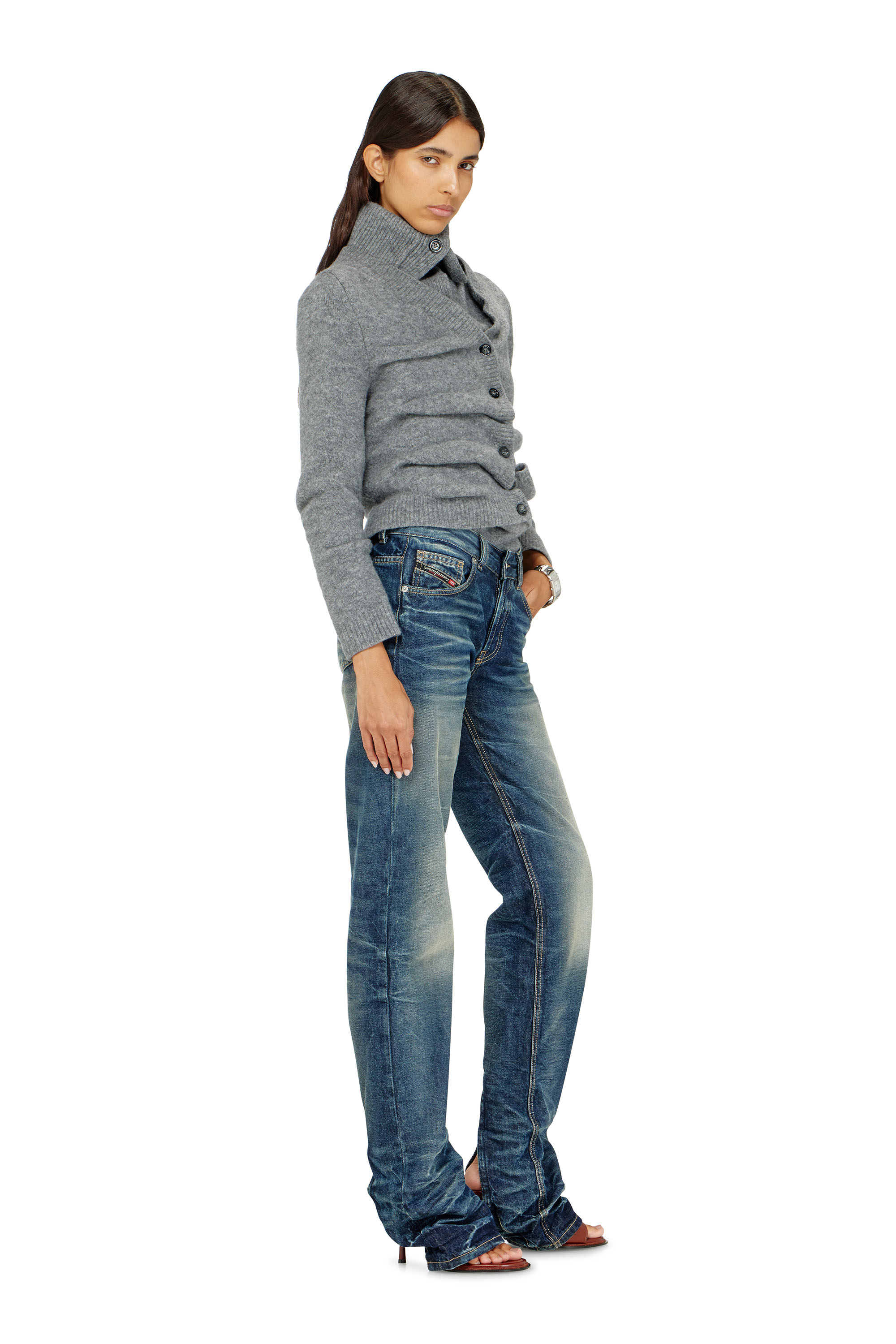 Diesel - Female's Regular Jeans D-Heel 0DBFC, Medium Blue - 2