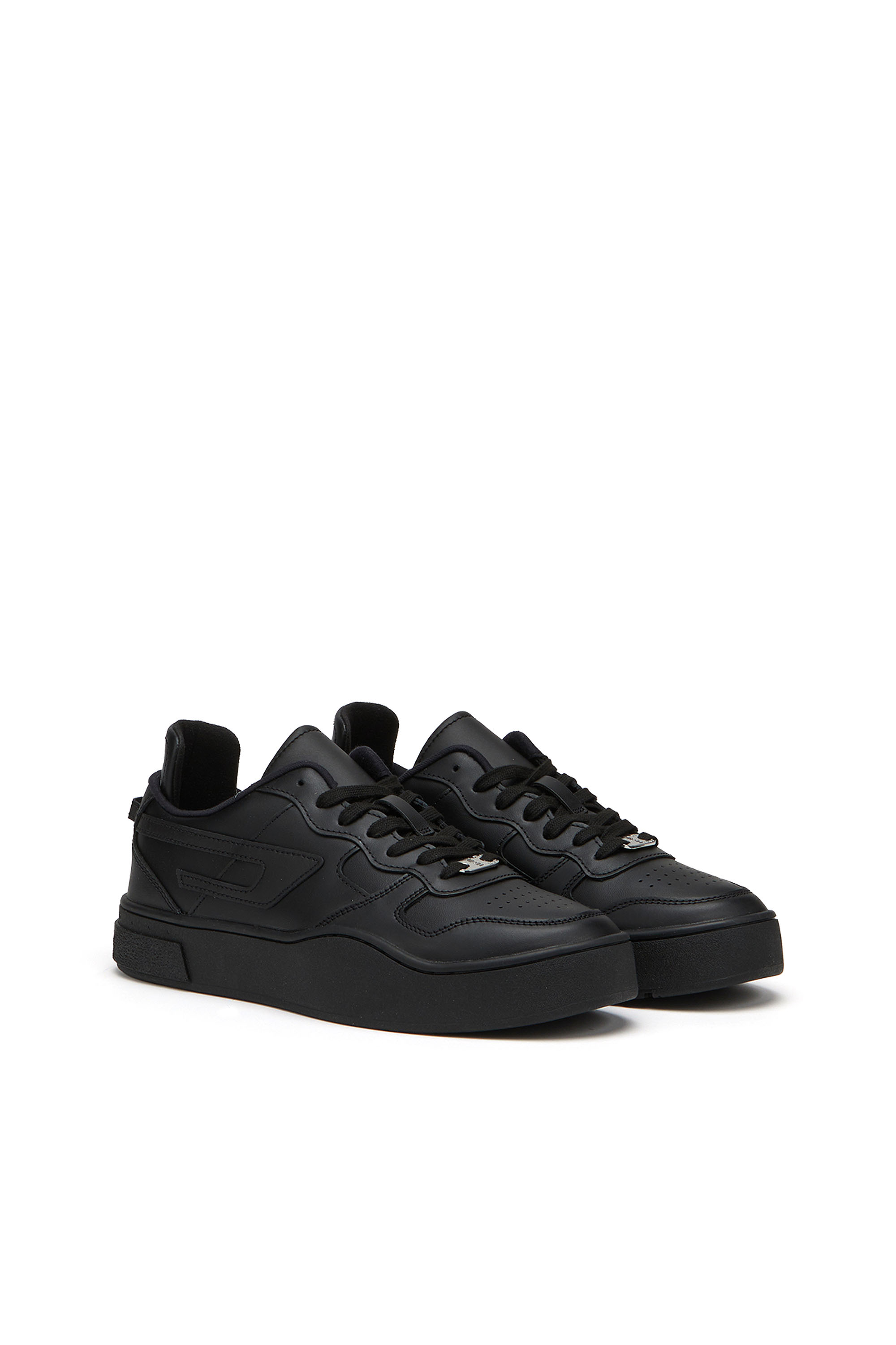 S-UKIYO LOW Man: Leather low-top sneakers with D logo | Diesel S-UKIYO LOW Man: Leather low-top sneakers with D logo | Diesel