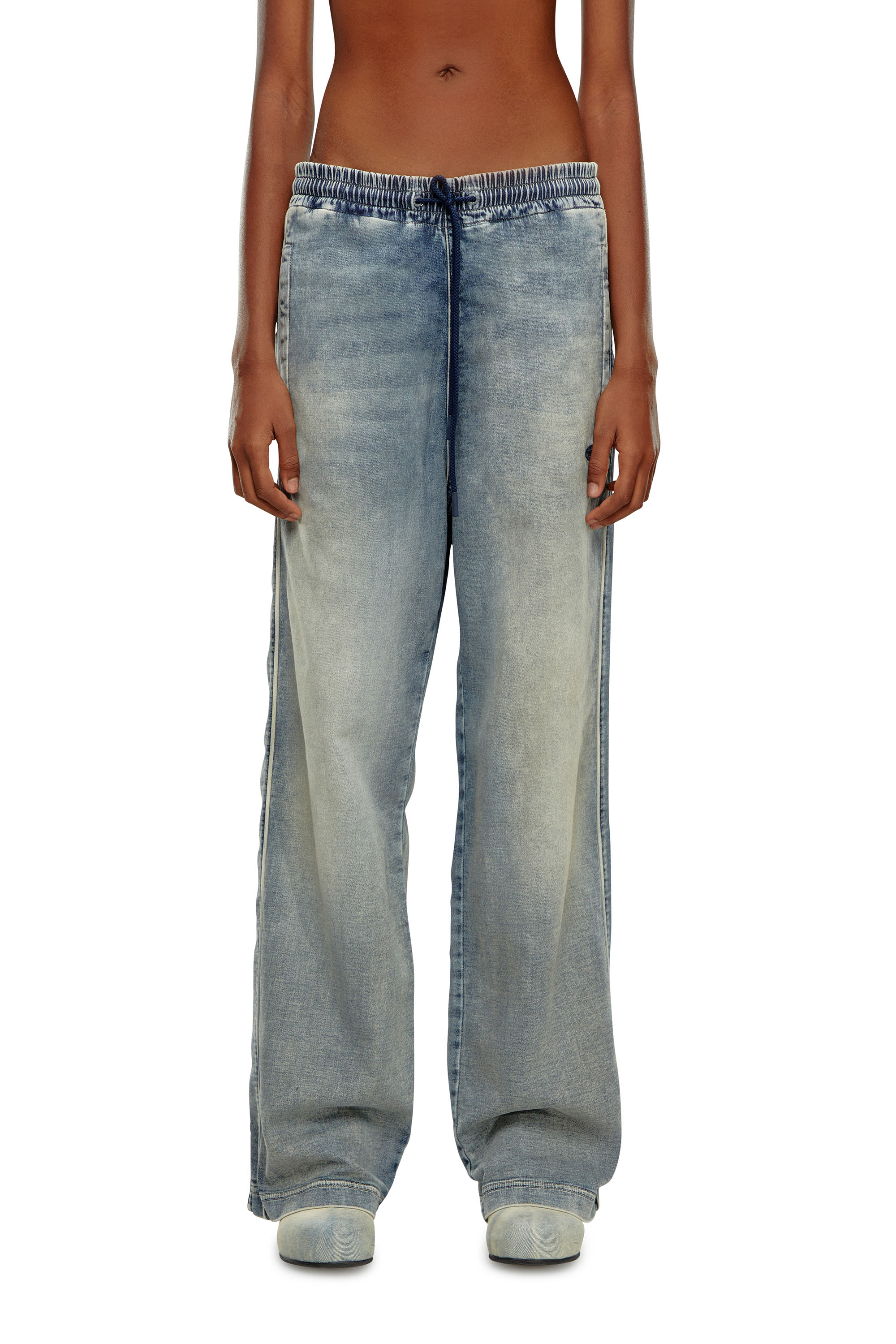 【shionrui0209】LAKENZIE Track Denim Men's Relaxed Jeans | Mid D-Martyans Track DenimMedium blue