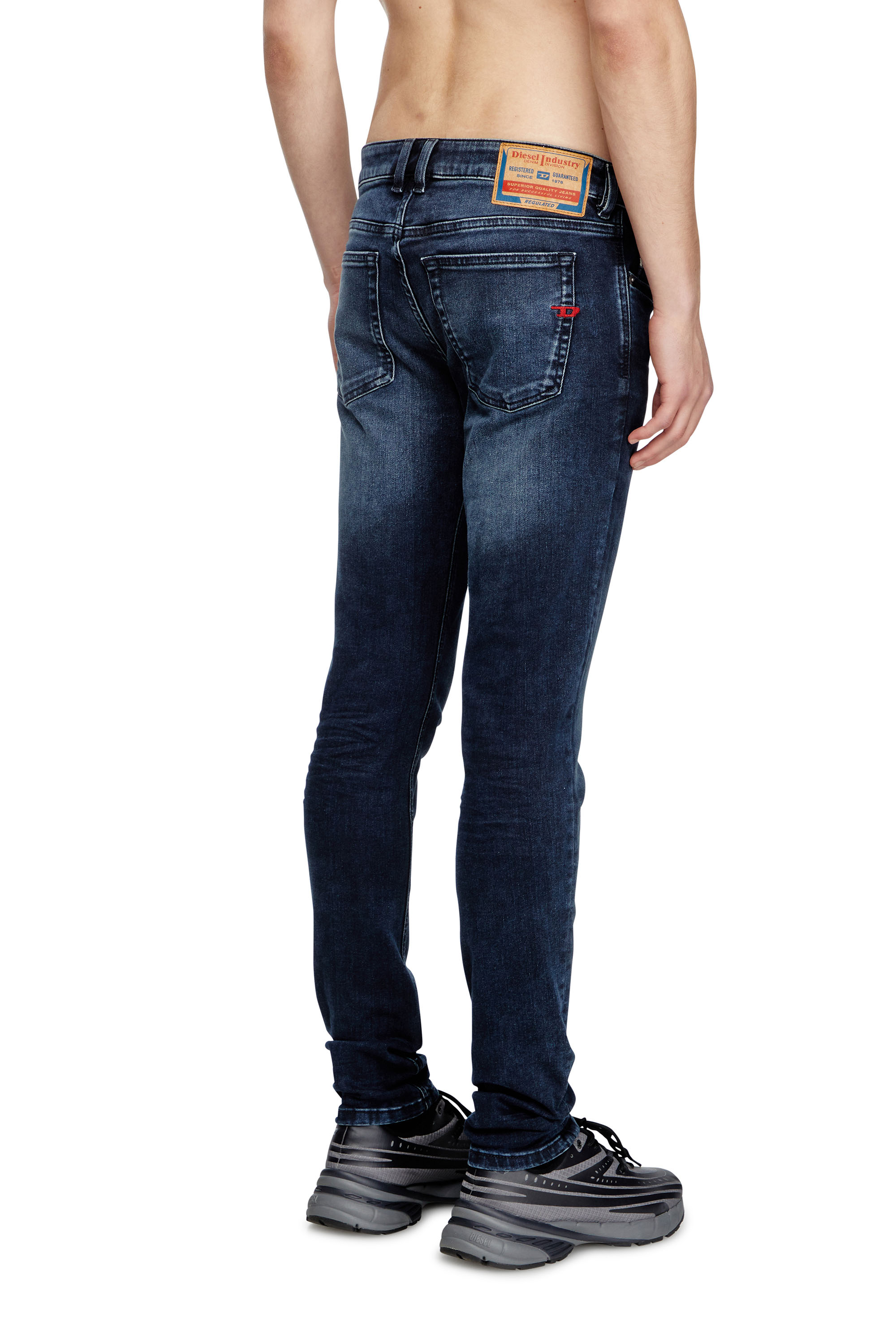 Skinny Jeans 1979 Sleenker 0ENAR, Dark Blue Diesel - Man's Skinny Jeans 1979 Sleenker 0ENAR, Dark Blue - 4