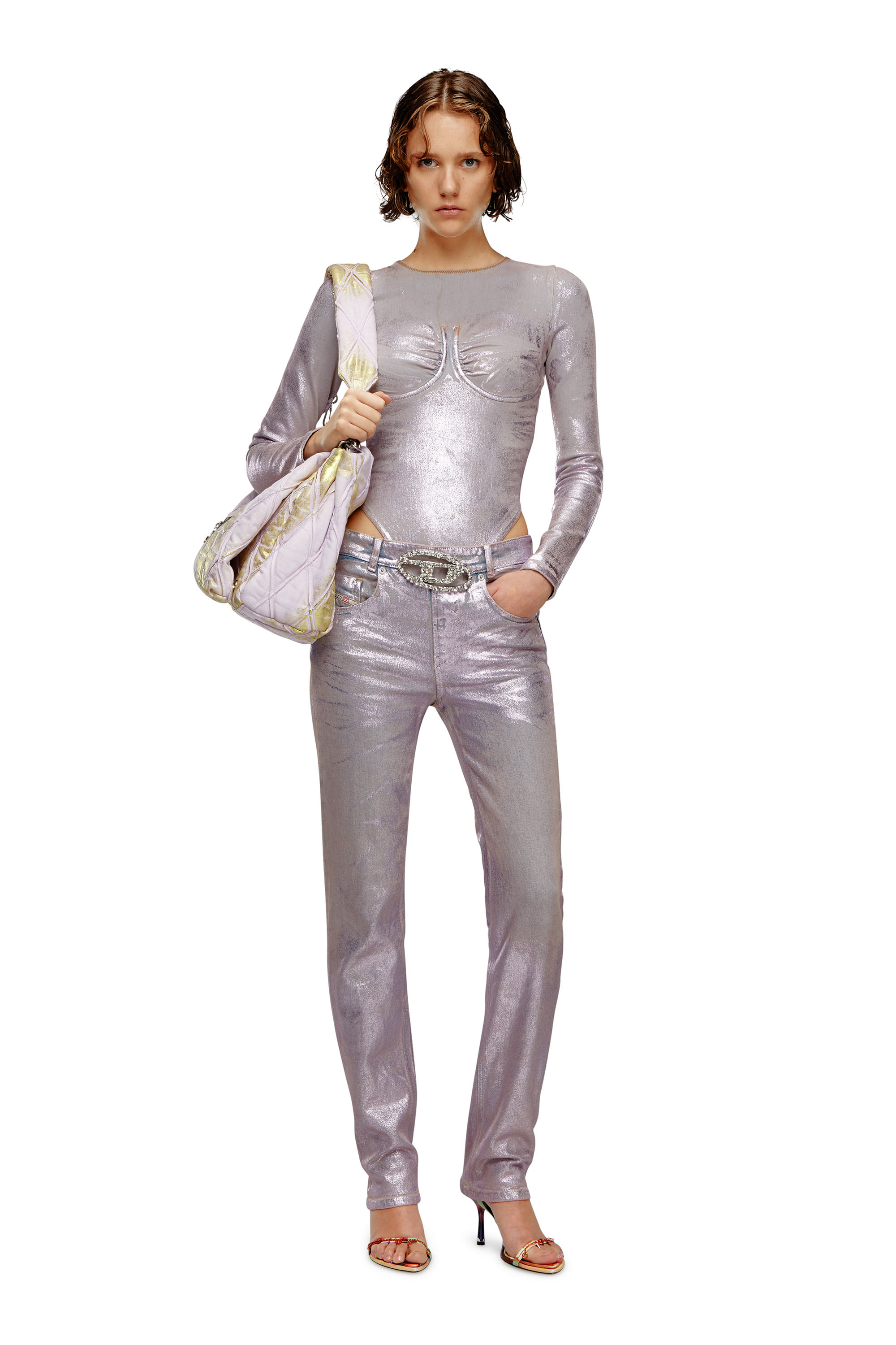 Diesel - Female's Regular Jeans 1989 D-Mine 0PGAP, Pink - 2