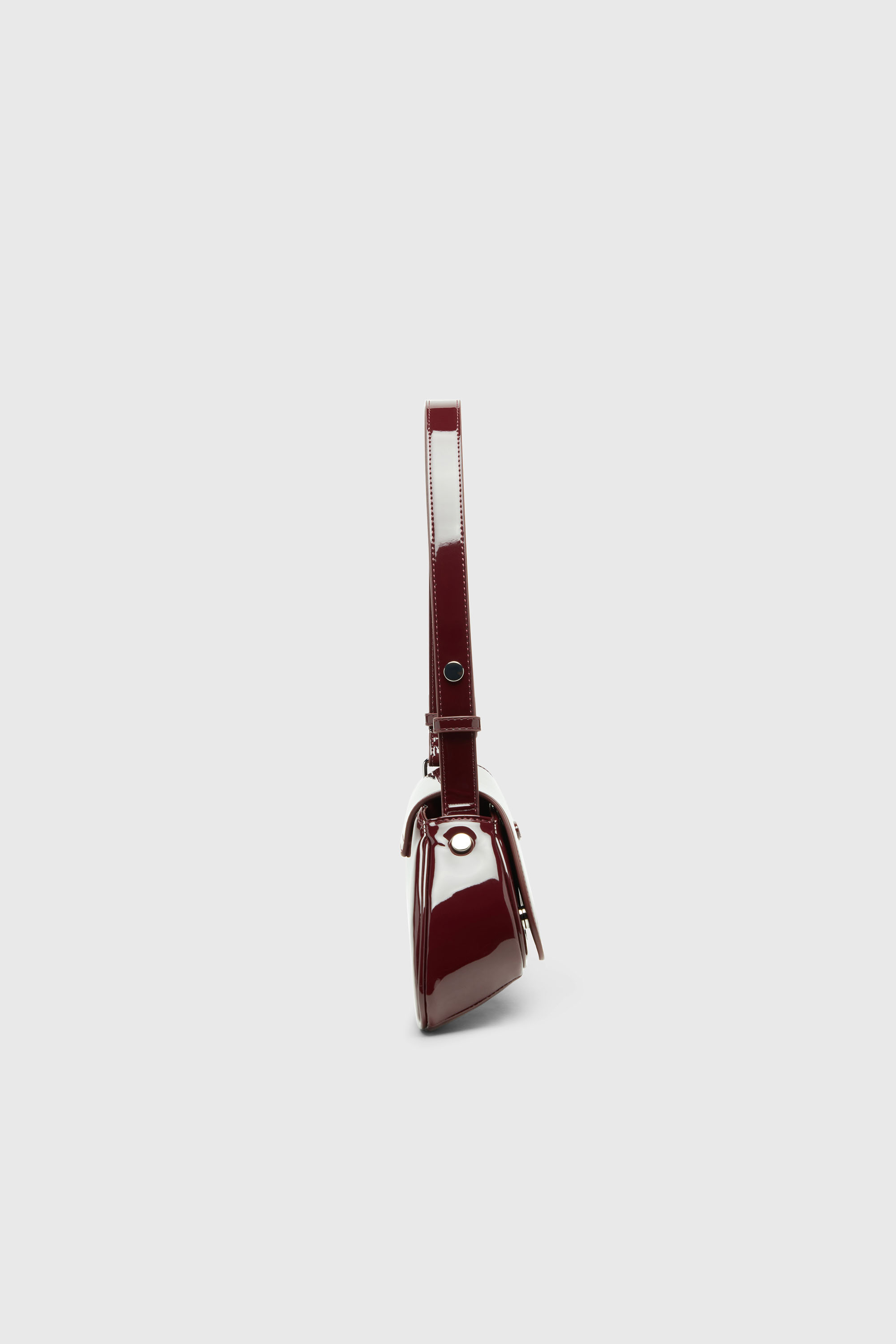 Diesel - PLAY CROSSBODY, Woman's Play-Glossy crossbody bag in Burgundy - 3
