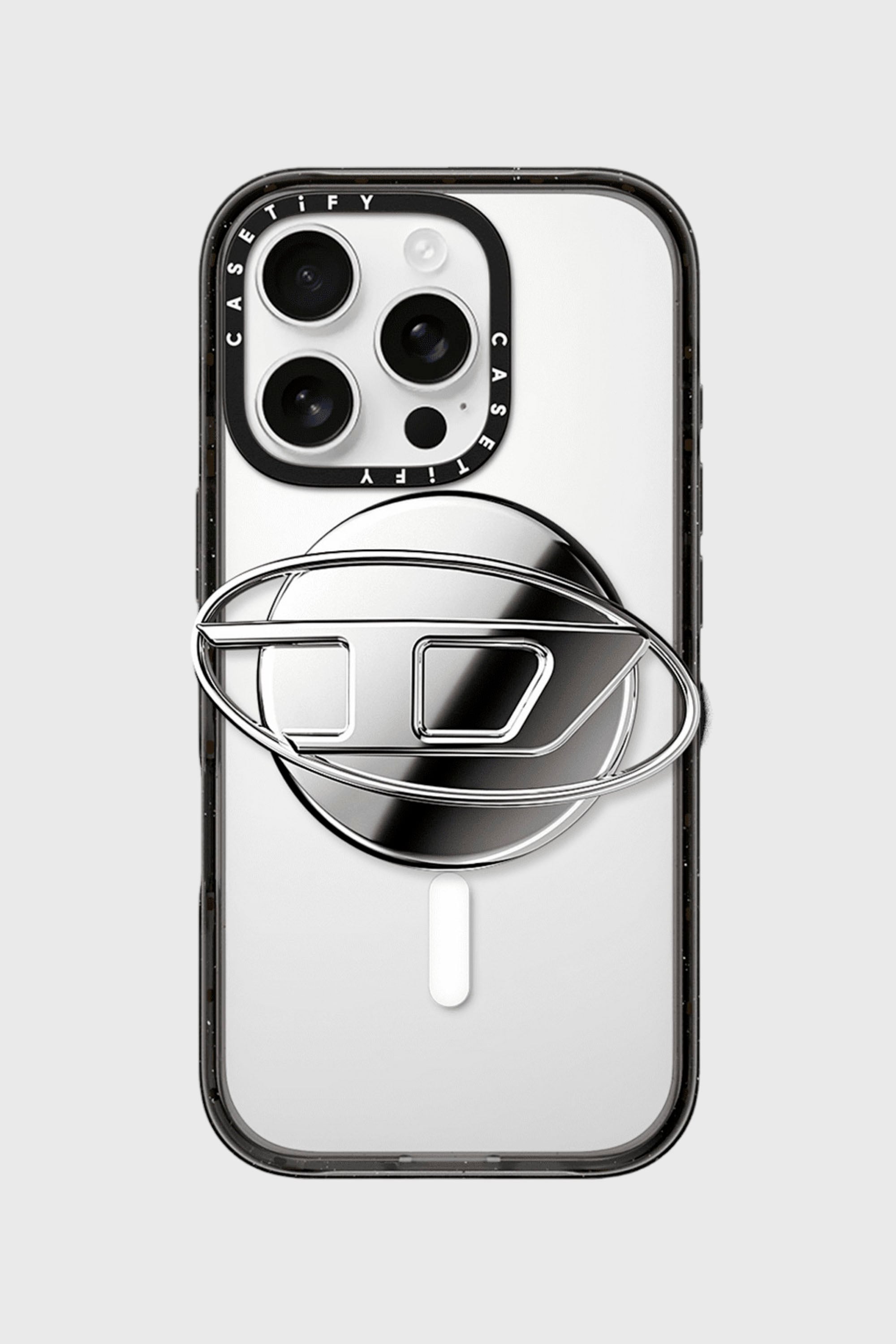 Diesel - 60372 CASETIFY  GRIP STAND, Unisex's Grip & Stand Silver in Silver - 5