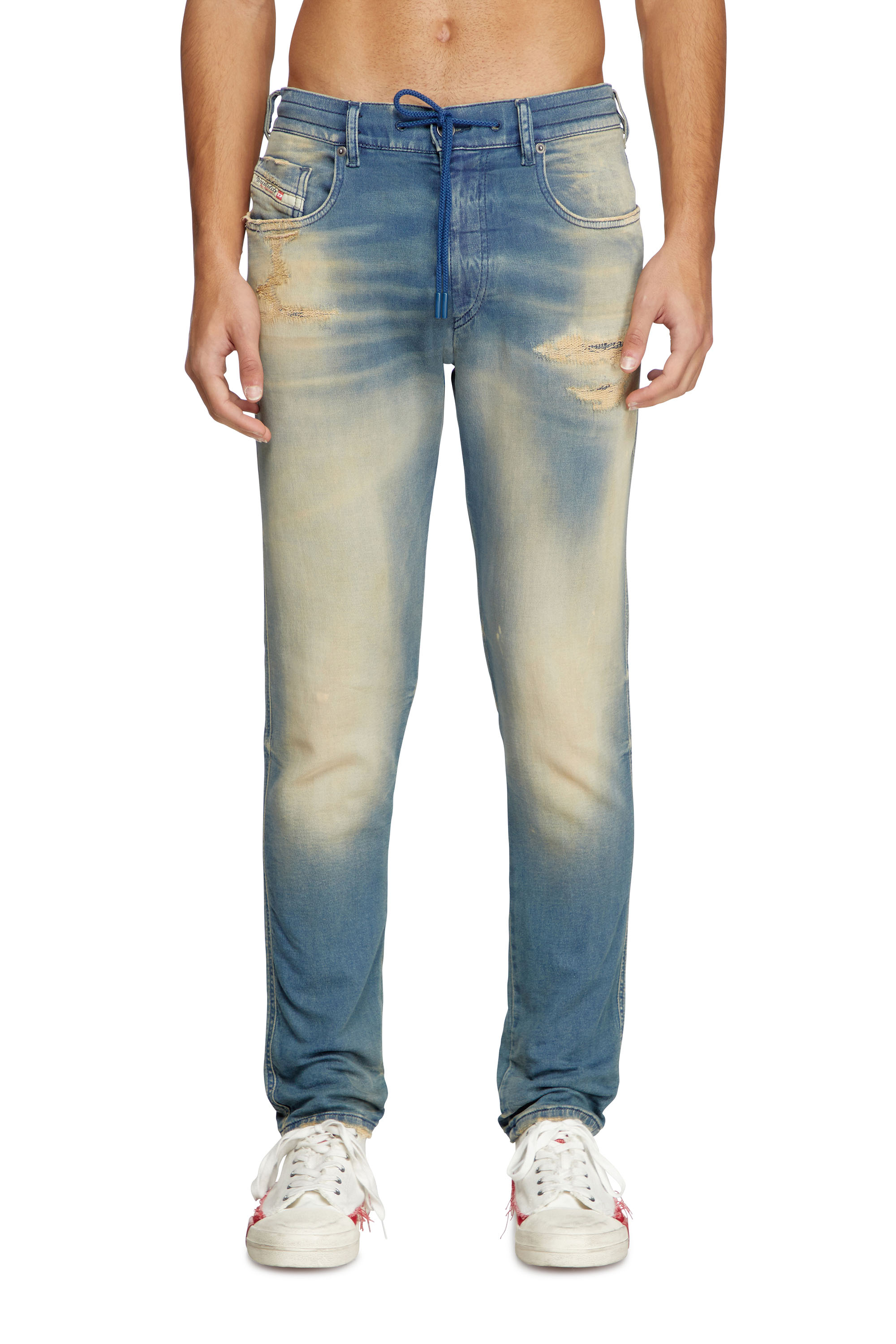 Diesel - Slim 2062 D-Strukt Joggjeans® 068PP Homme, Bleu moyen - Image 1