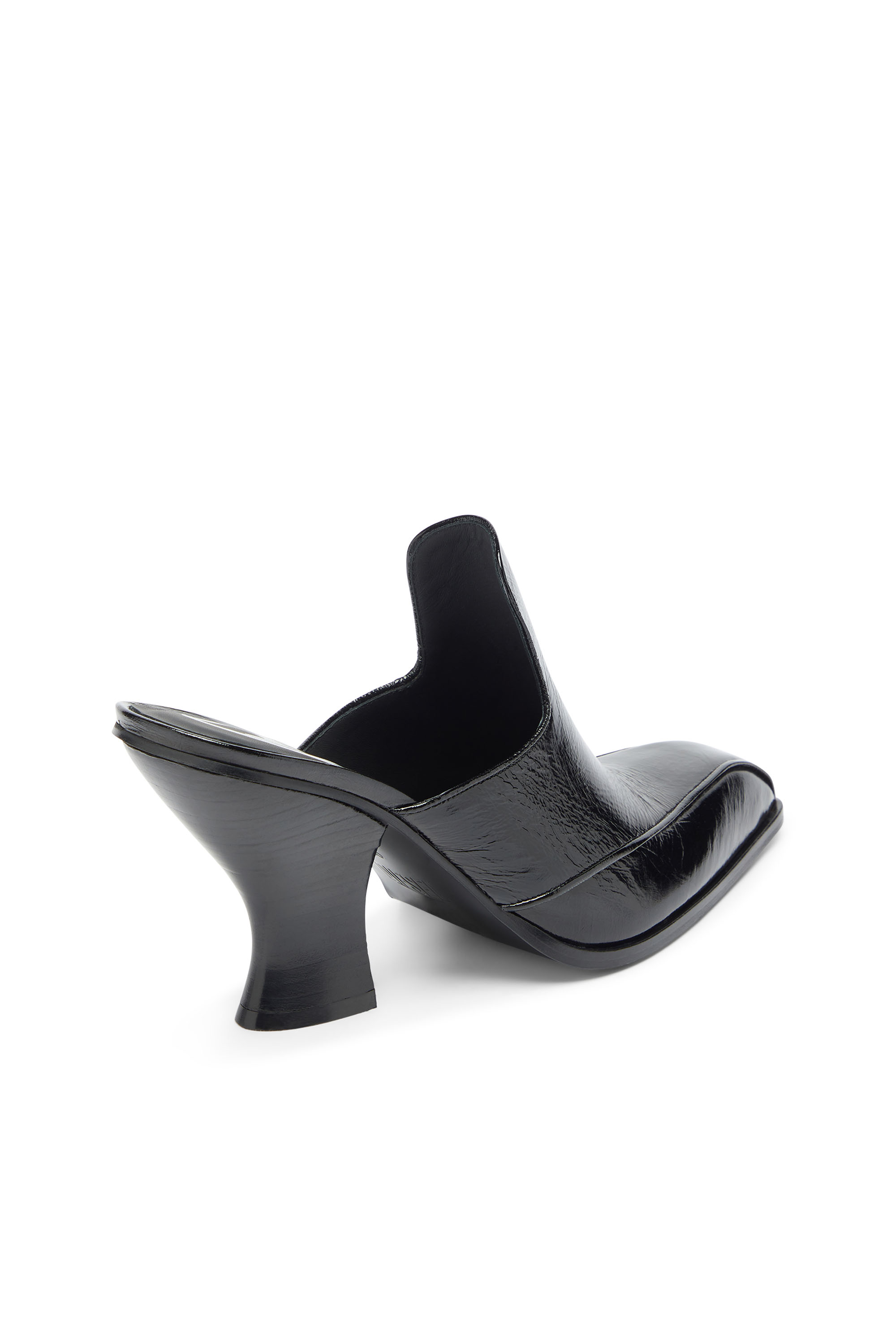 Diesel - D-LUFFY-75-MULE, D-Luffy - Mules style occidental en cuir verni Femme in Noir - 5