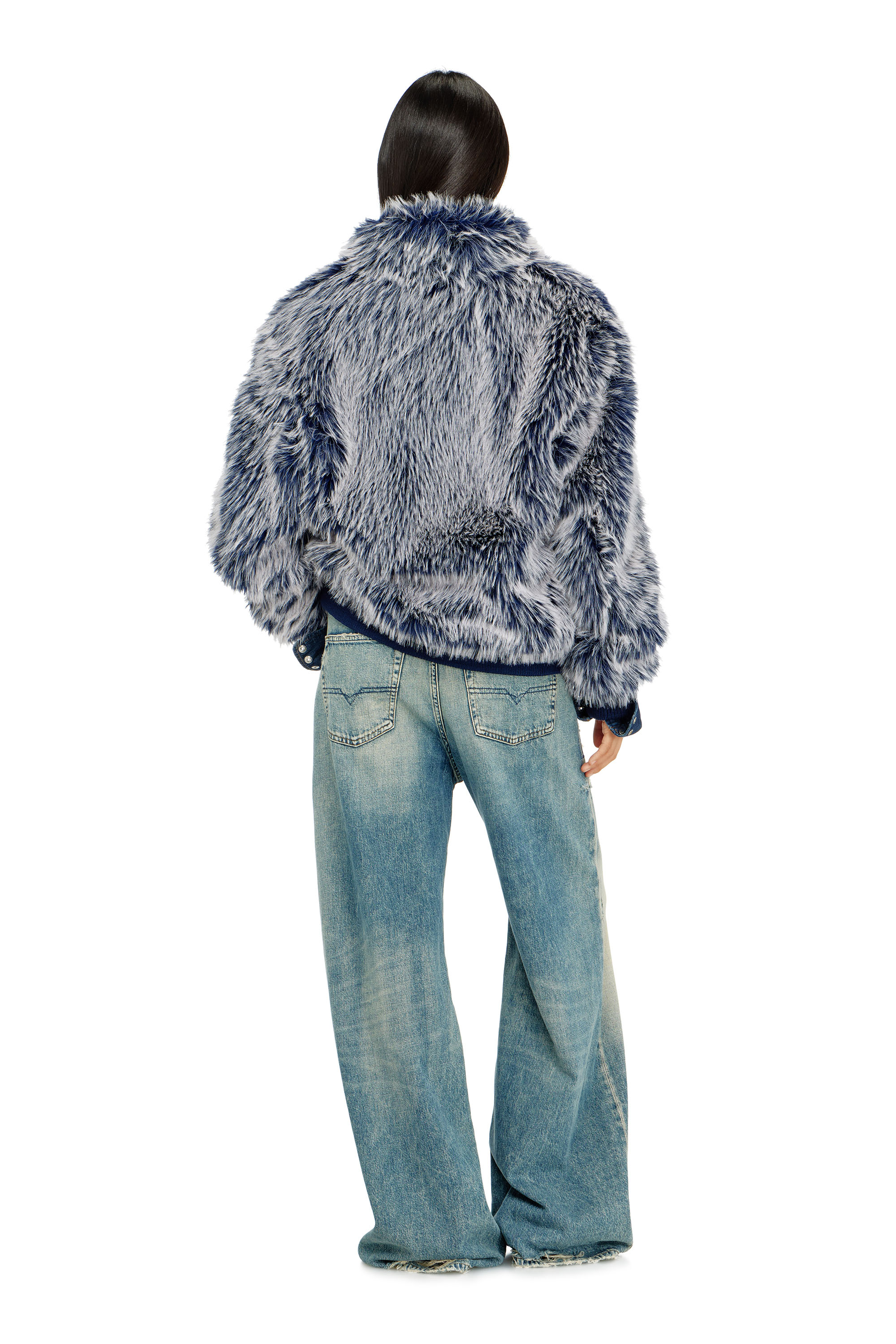 Diesel - Female's Relaxed Jeans 1996 D-Sire 09P62, Medium Blue - 3